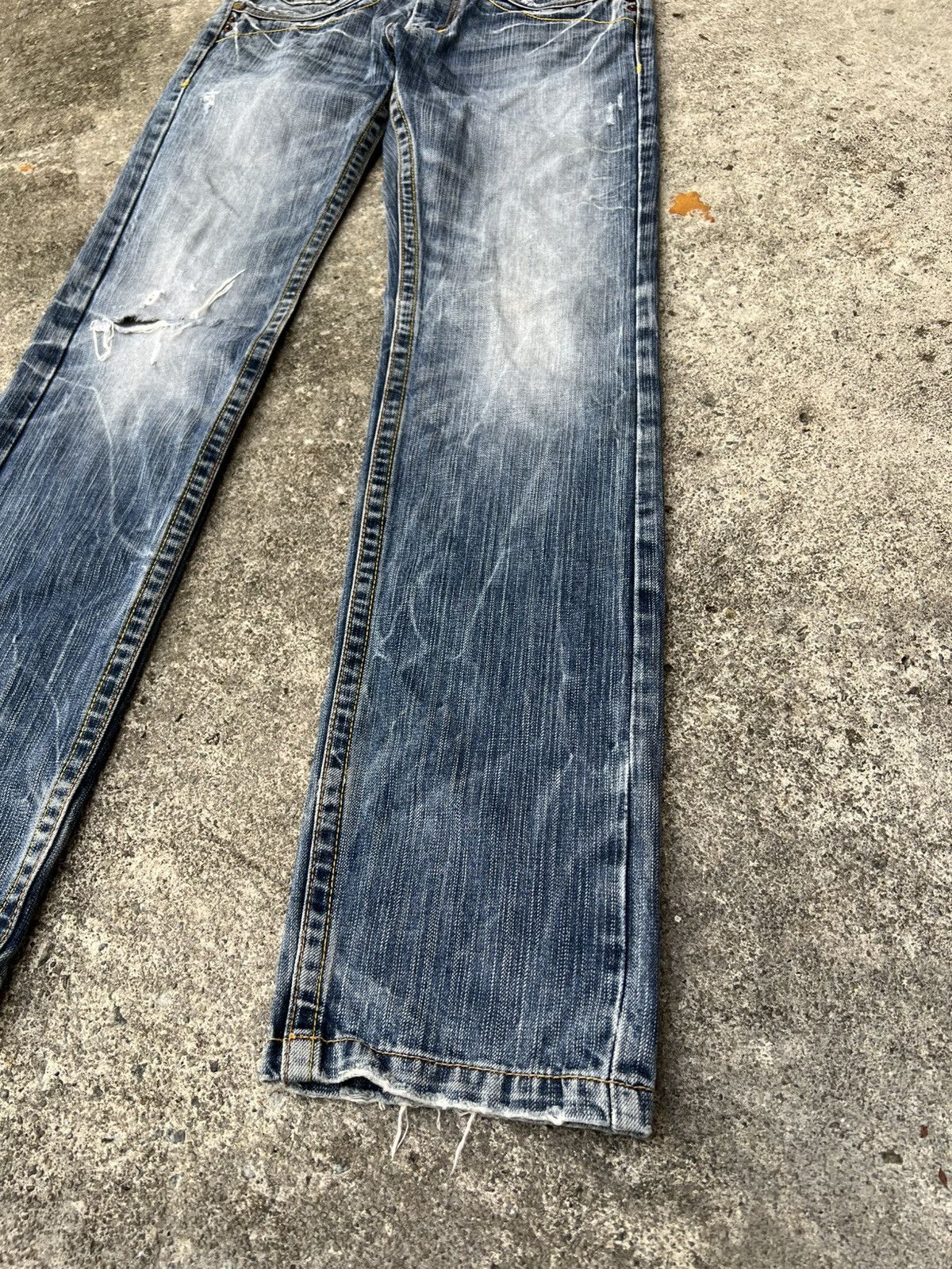 Japanese Brand 💥Studio RP Denim & Co Distress Jean Size US 29 - 8 Thumbnail