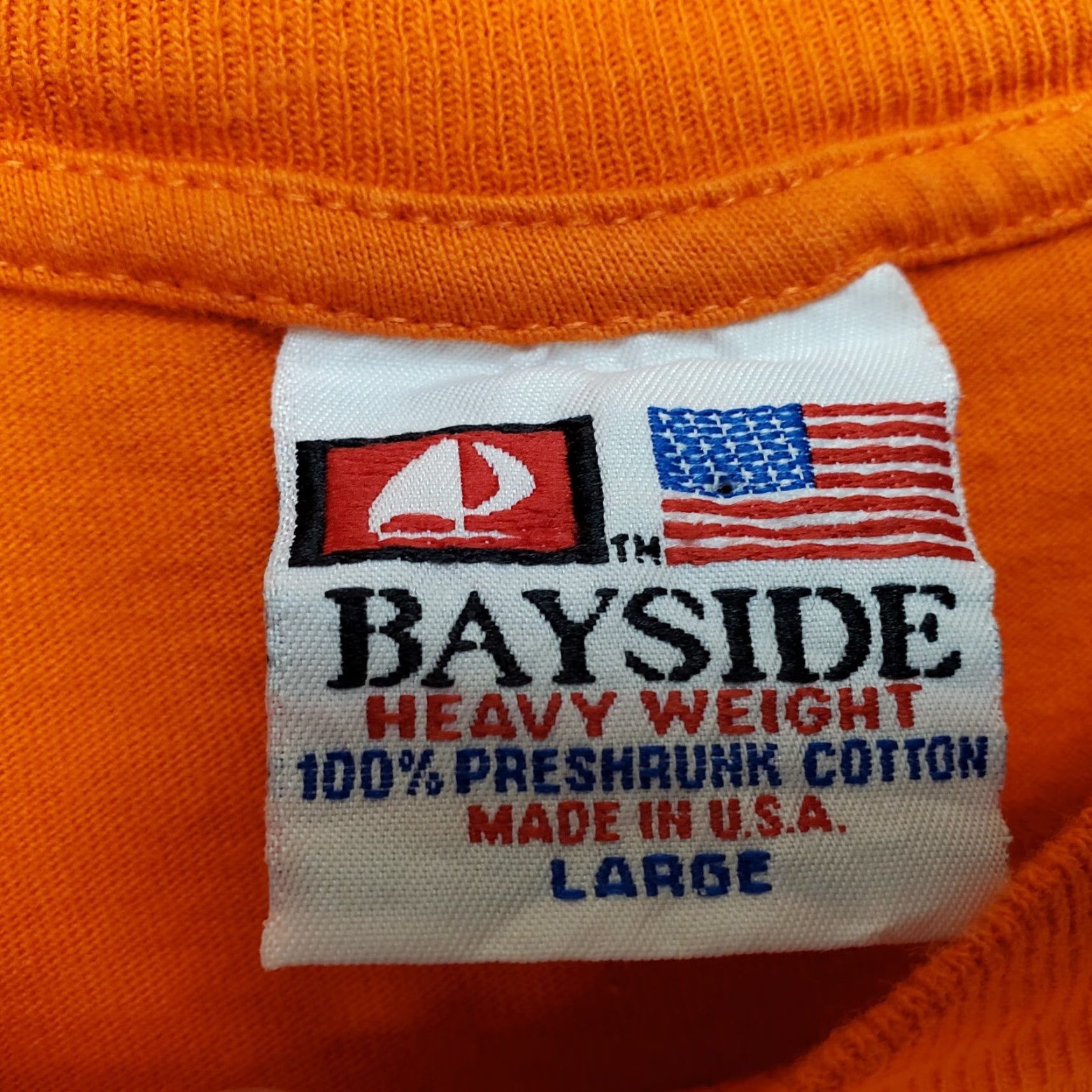 Vintage VTG Firefighter Shirt Men L Orange Mission Montana Flathead Volunteer TEE Size US L / EU 52-54 / 3 - 5 Thumbnail