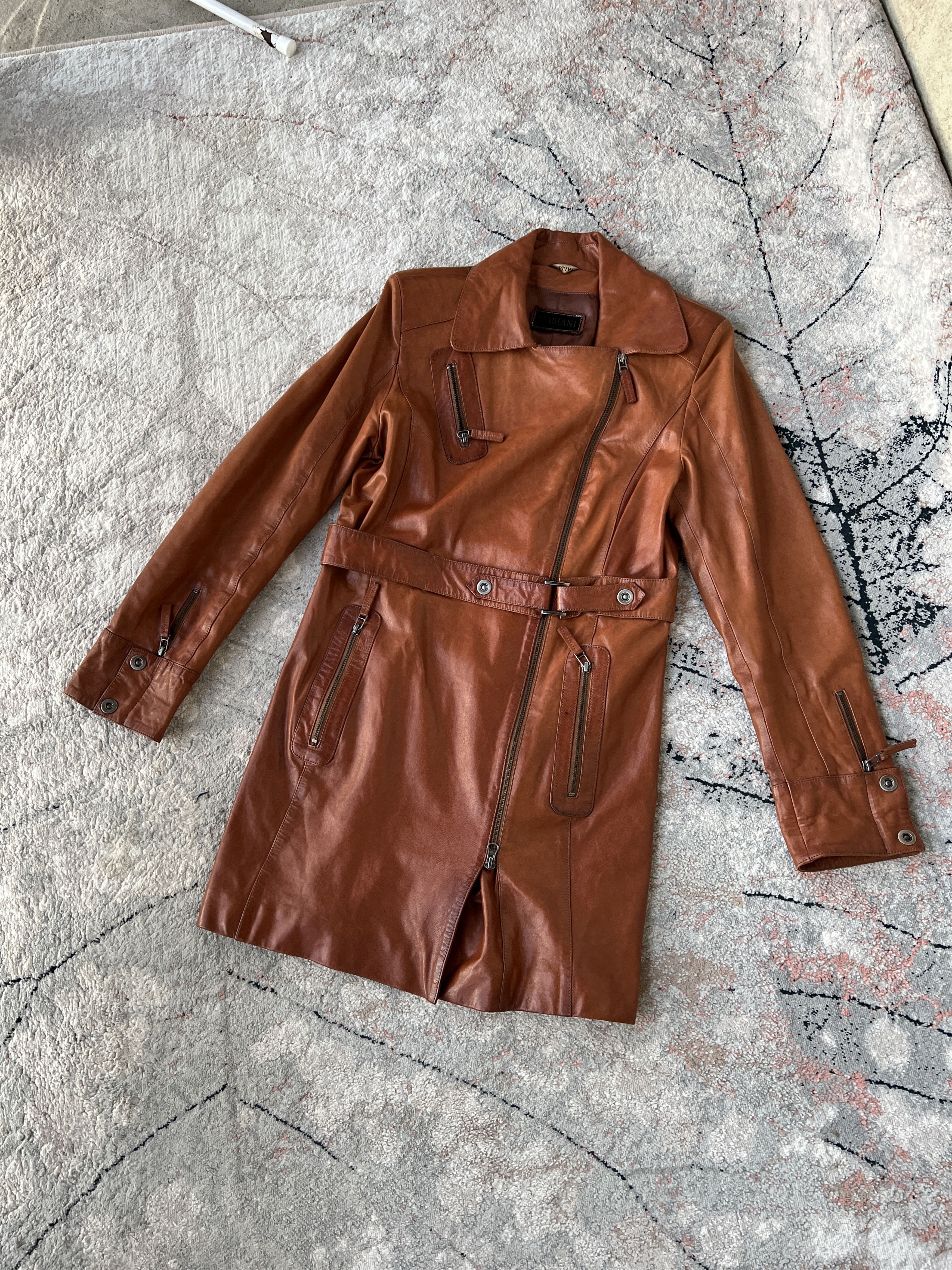 Other Fabiani Leather Coat Size XL / US 12-14 / IT 48-50 - 1 Thumbnail