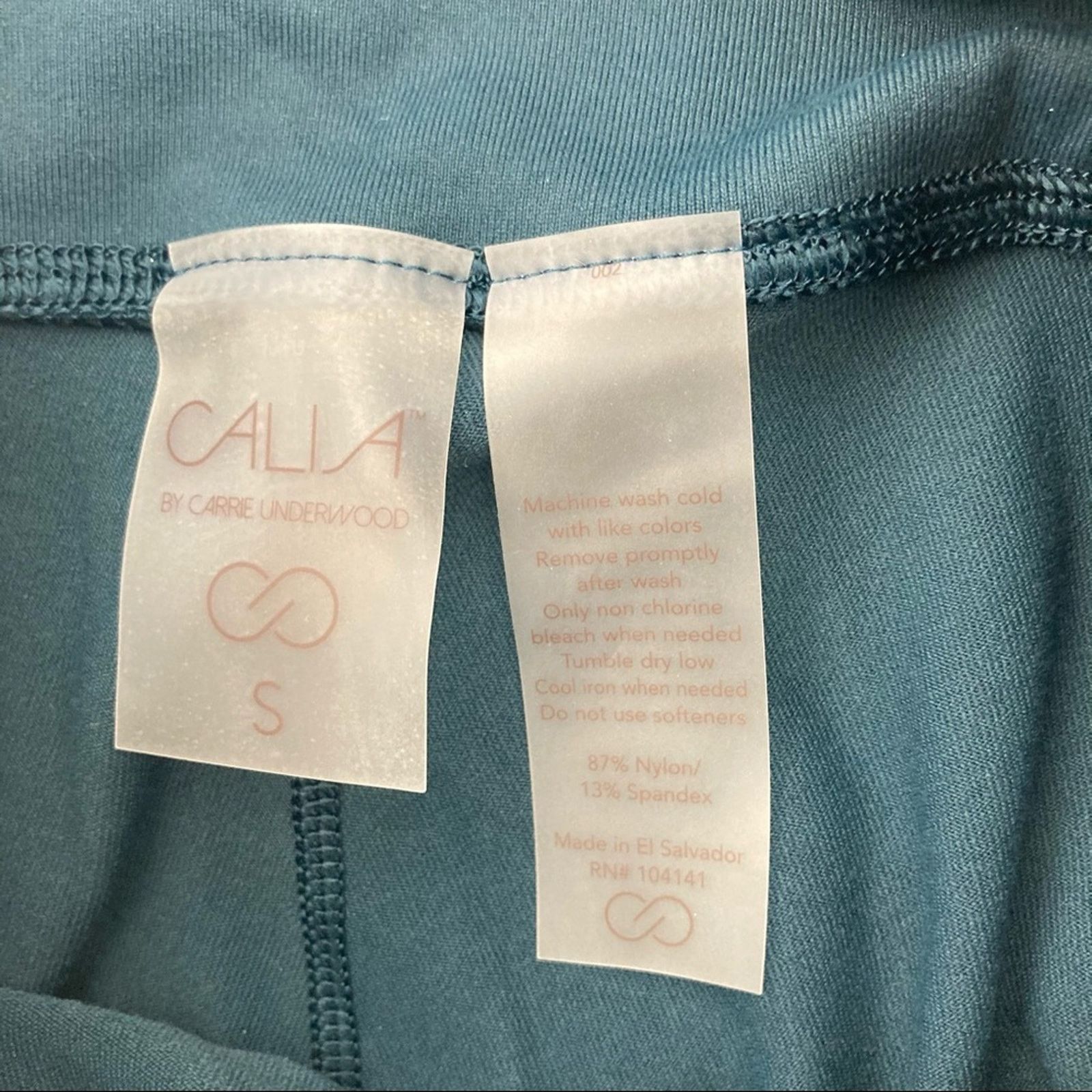 Other Calia Carrie Underwood Teal Ruffle Leggings Sz S Size 27" / US 4 / IT 40 - 3 Thumbnail