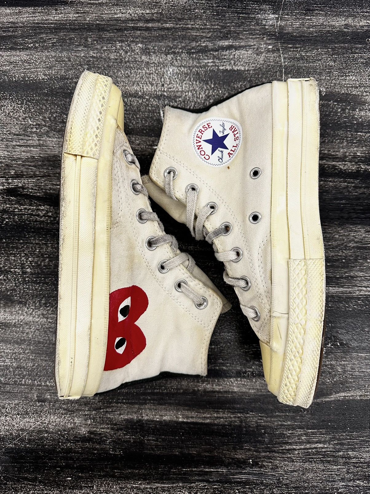 Comme des Garcons × Converse Comme des Garcons Play Converse Chuck 70 High Size US 6.5 / IT 36.5 - 3 Thumbnail