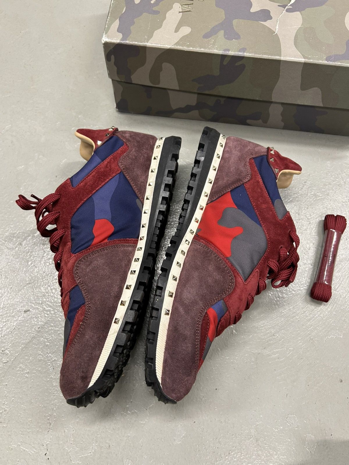 Valentino Valentino rock runners 11.5 mens 13 womens Size US 11.5 / EU 44-45 - 4 Thumbnail