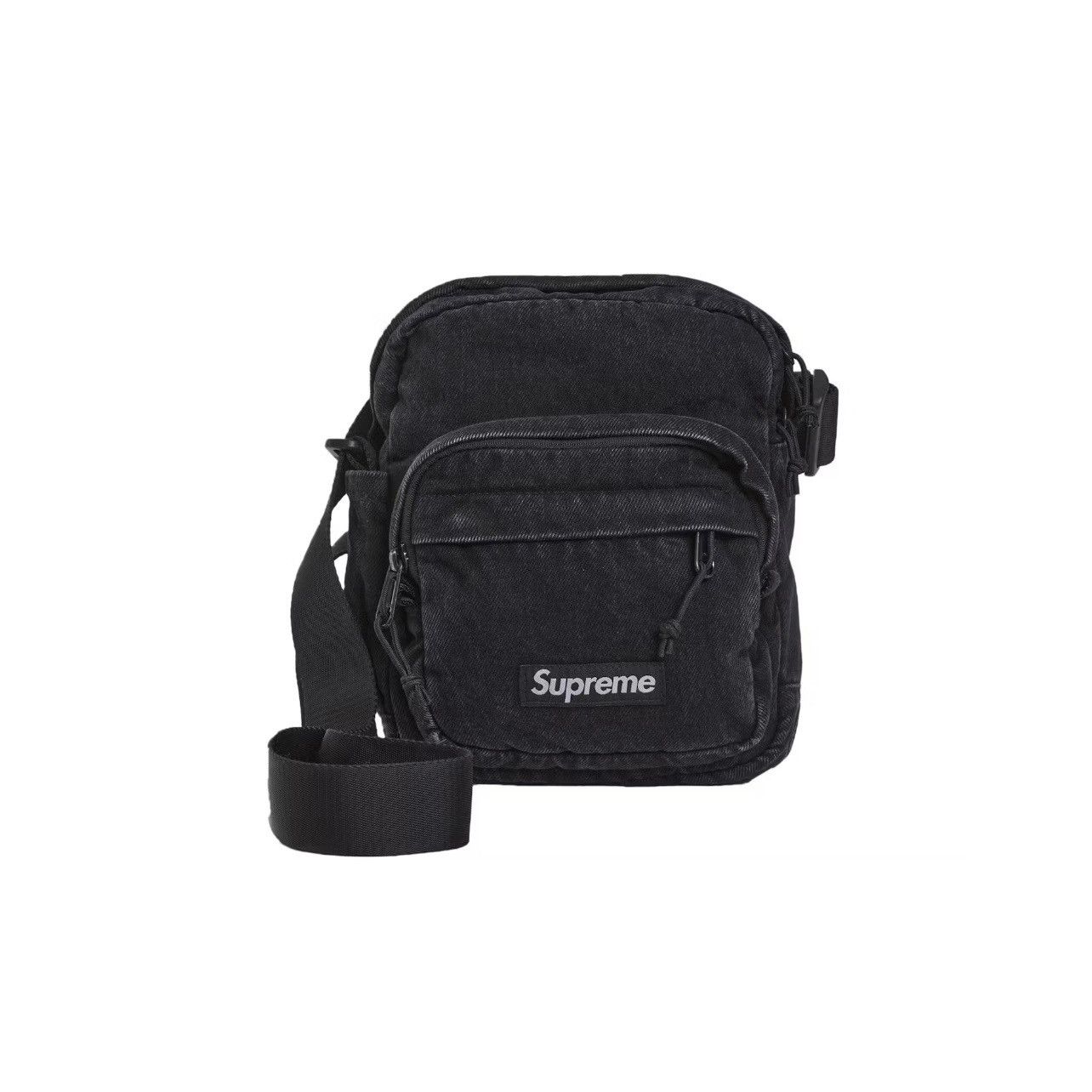Supreme Denim Shoulder Bag FW25 Black size: One Size