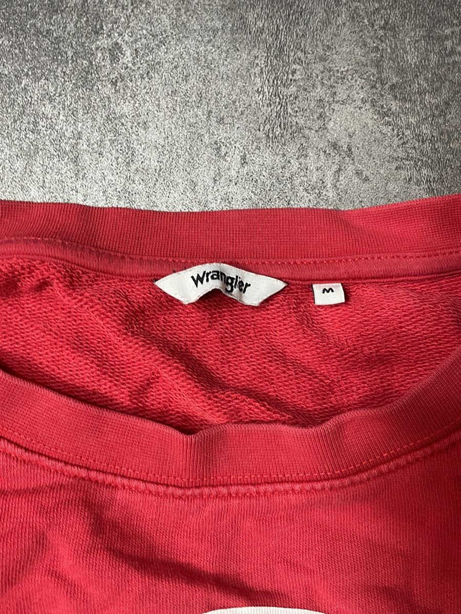 Vintage Wrangler Sweatshirt Big Logo Spellout Streetwear Solid Size M / US 6-8 / IT 42-44 - 4 Thumbnail