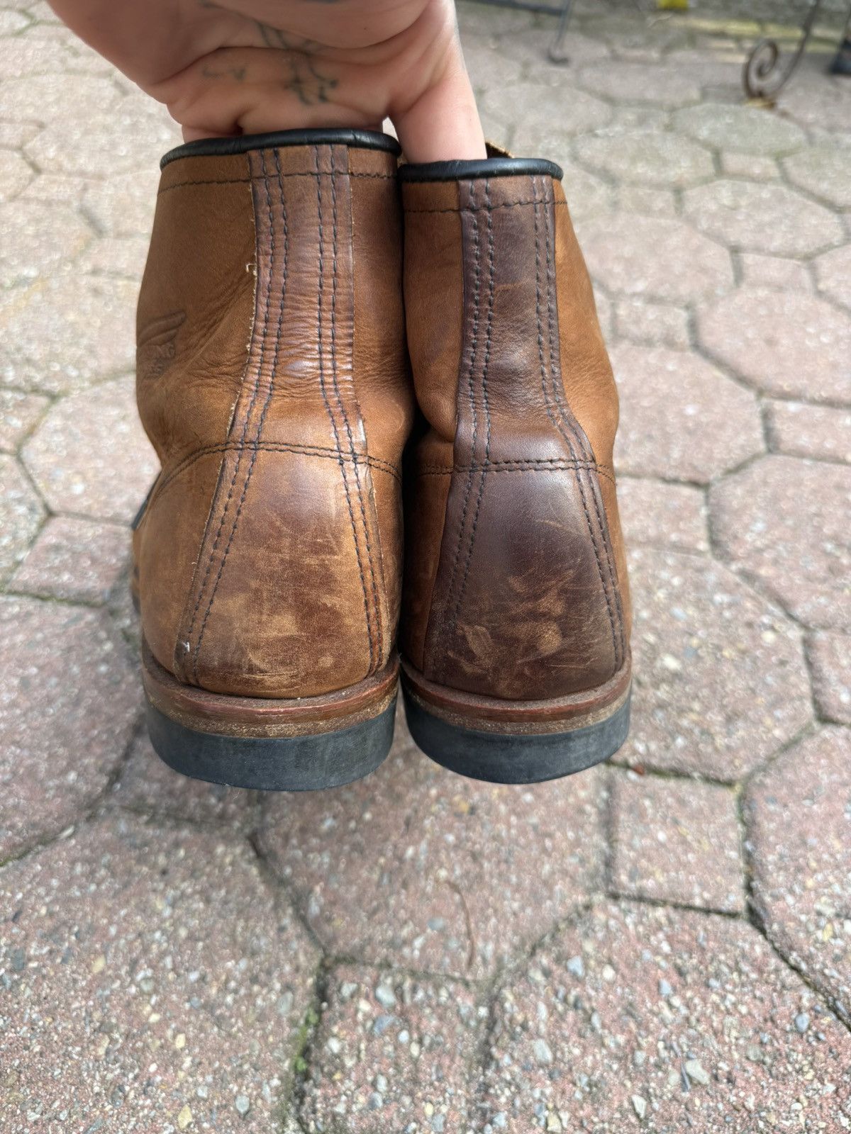 Red Wing Vintage Red Wing Men's Beckman 4579 Lace Up Brown Boots 11.5 Size US 11.5 / EU 44-45 - 4 Thumbnail