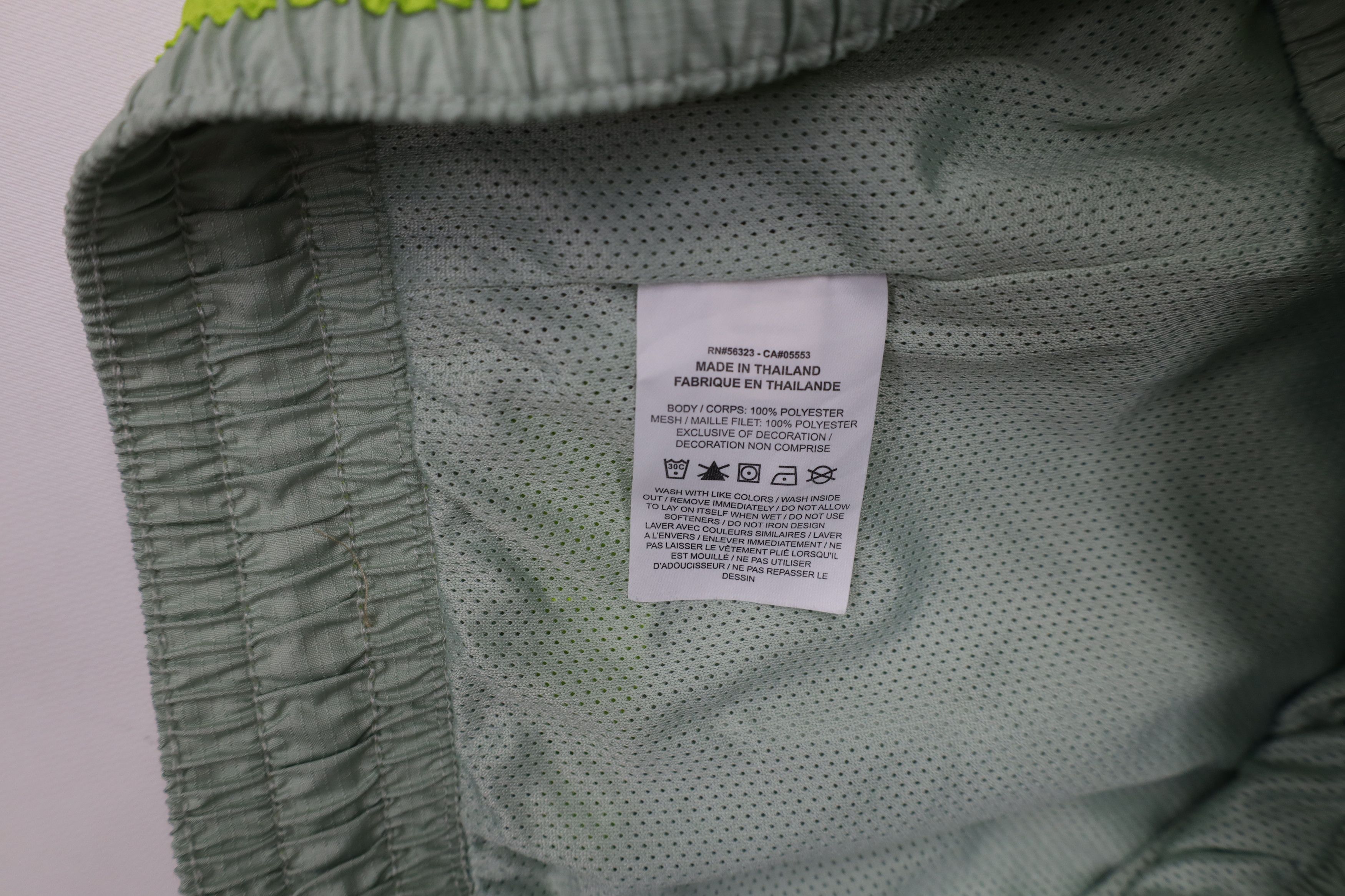 Nike × Vintage Nike Block Lined DNA Woven Basketball Gym Shorts Light Green Size US 34 / EU 50 - 8 Thumbnail