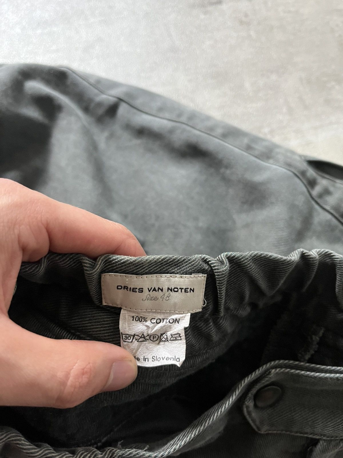 Dries Van Noten Dries Van Noten Biker moto khaki pants A/W 14 Size US 32 / EU 48 - 16 Thumbnail