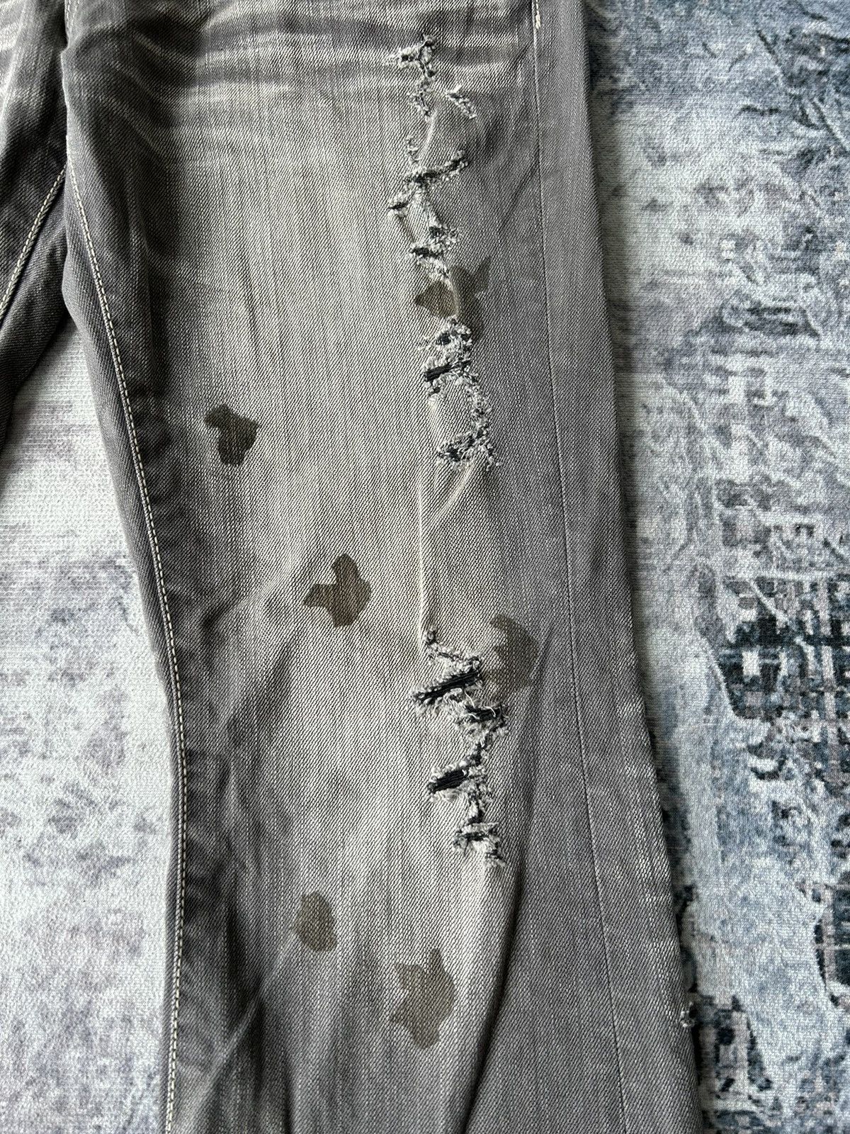 If Six Was Nine Flared Distressed Punk Design By Vanquish Size US 32 / EU 48 - 8 Thumbnail