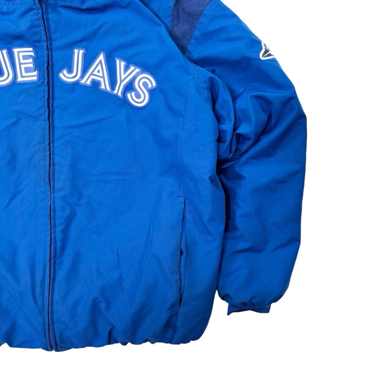 Vintage Vintage 00s Toronto Blue Jays Majestic Lined Baseball Jacket Size US XL / EU 56 / 4 - 3 Thumbnail