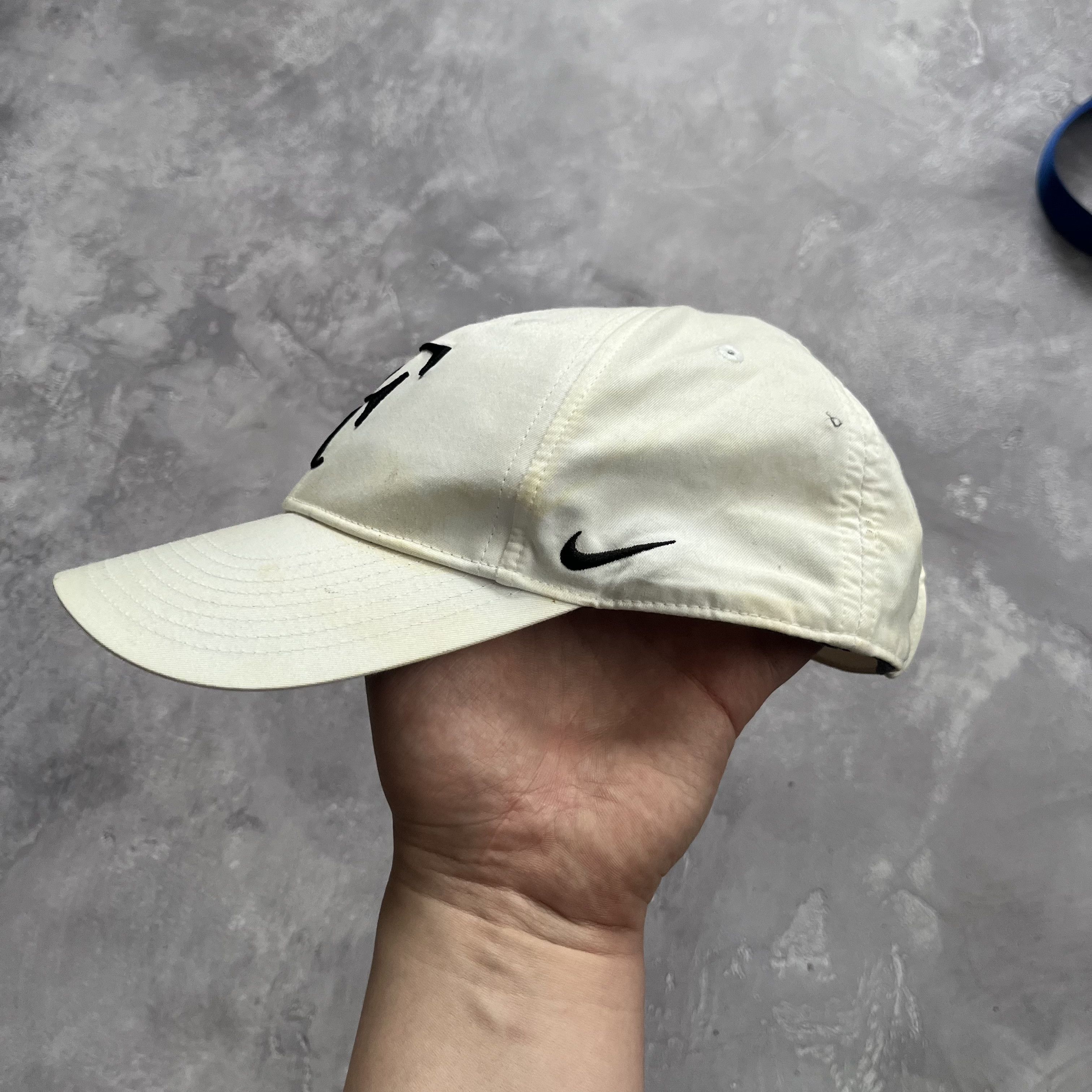 Nike Nike Roger Federer Hat Legacy 91 Cap Court White Logo RF Size ONE SIZE - 3 Thumbnail