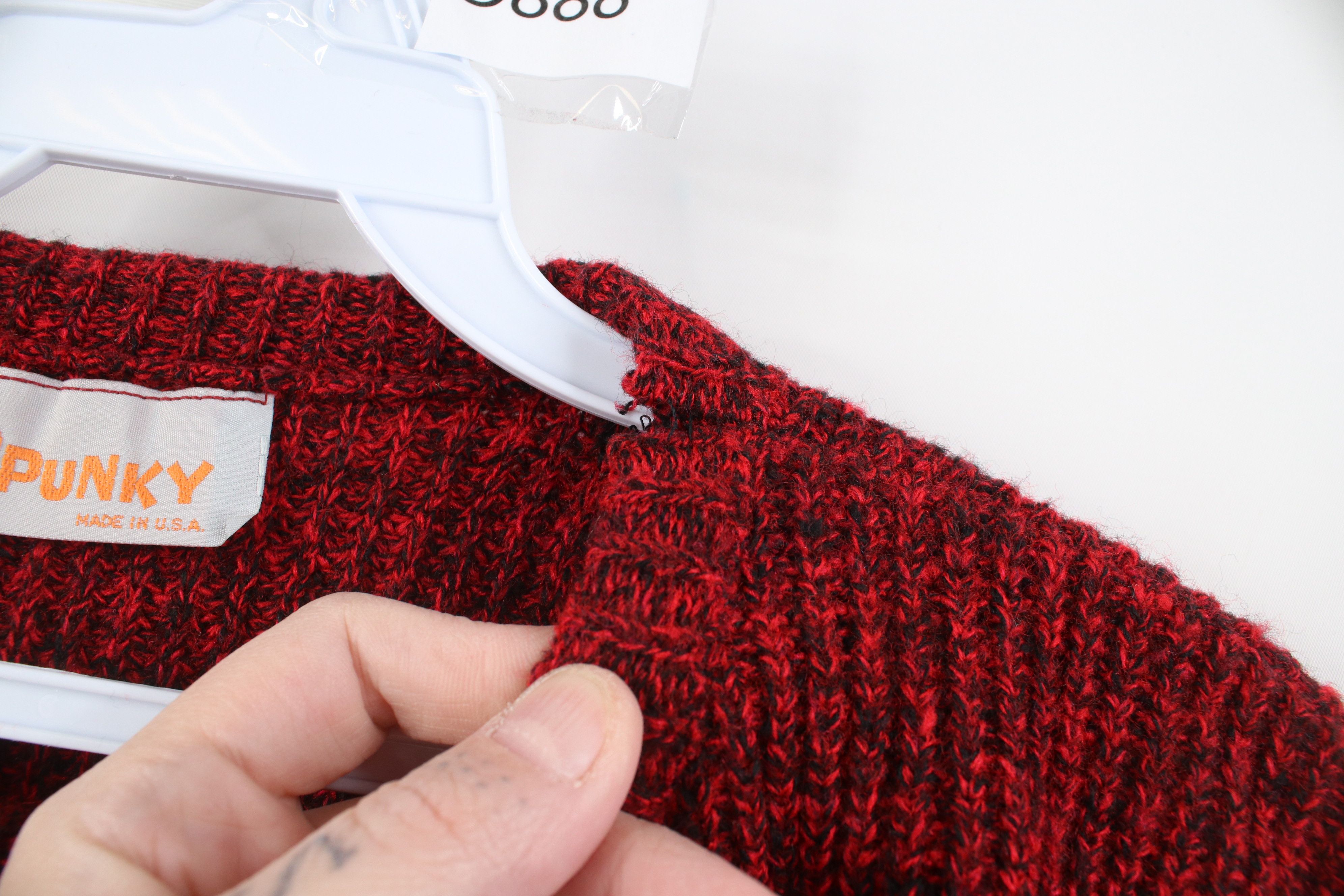 Vintage Vintage 80s 90s Streetwear Knit Crewneck Sweater USA Red Size S / US 4 / IT 40 - 4 Thumbnail