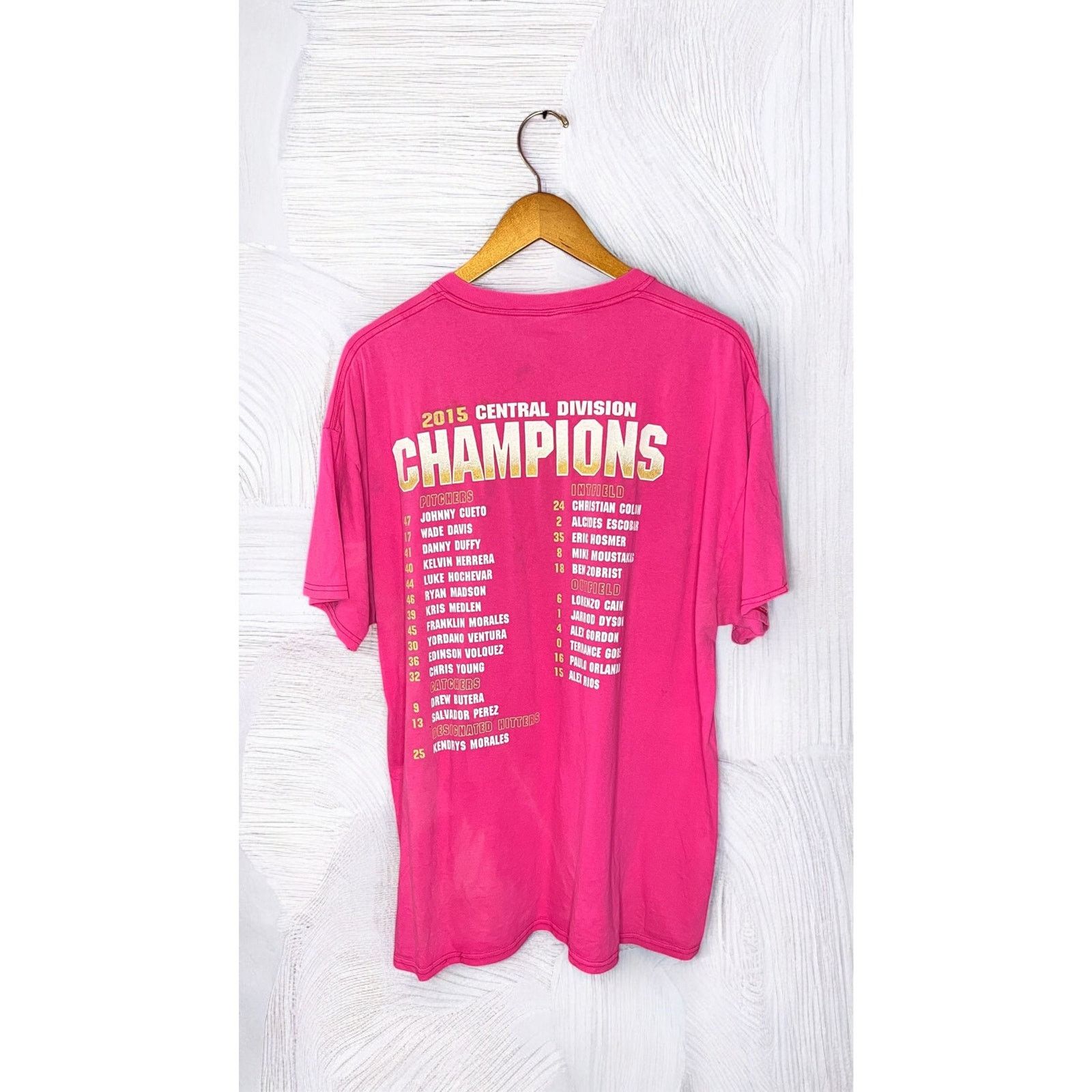 Fruit Of The Loom Kansas City Royals (2015 Central Division Champions) Size US XL / EU 56 / 4 - 2 Thumbnail