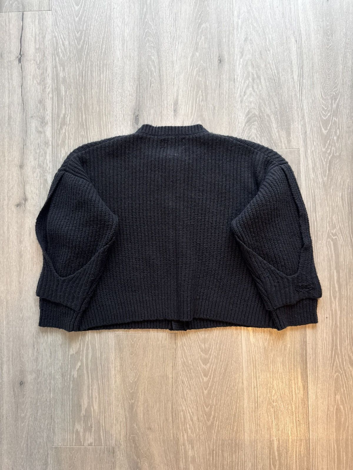 Ojardorf O. FILES Black Interlaced Cardigan Size US L / EU 52-54 / 3 - 4 Thumbnail