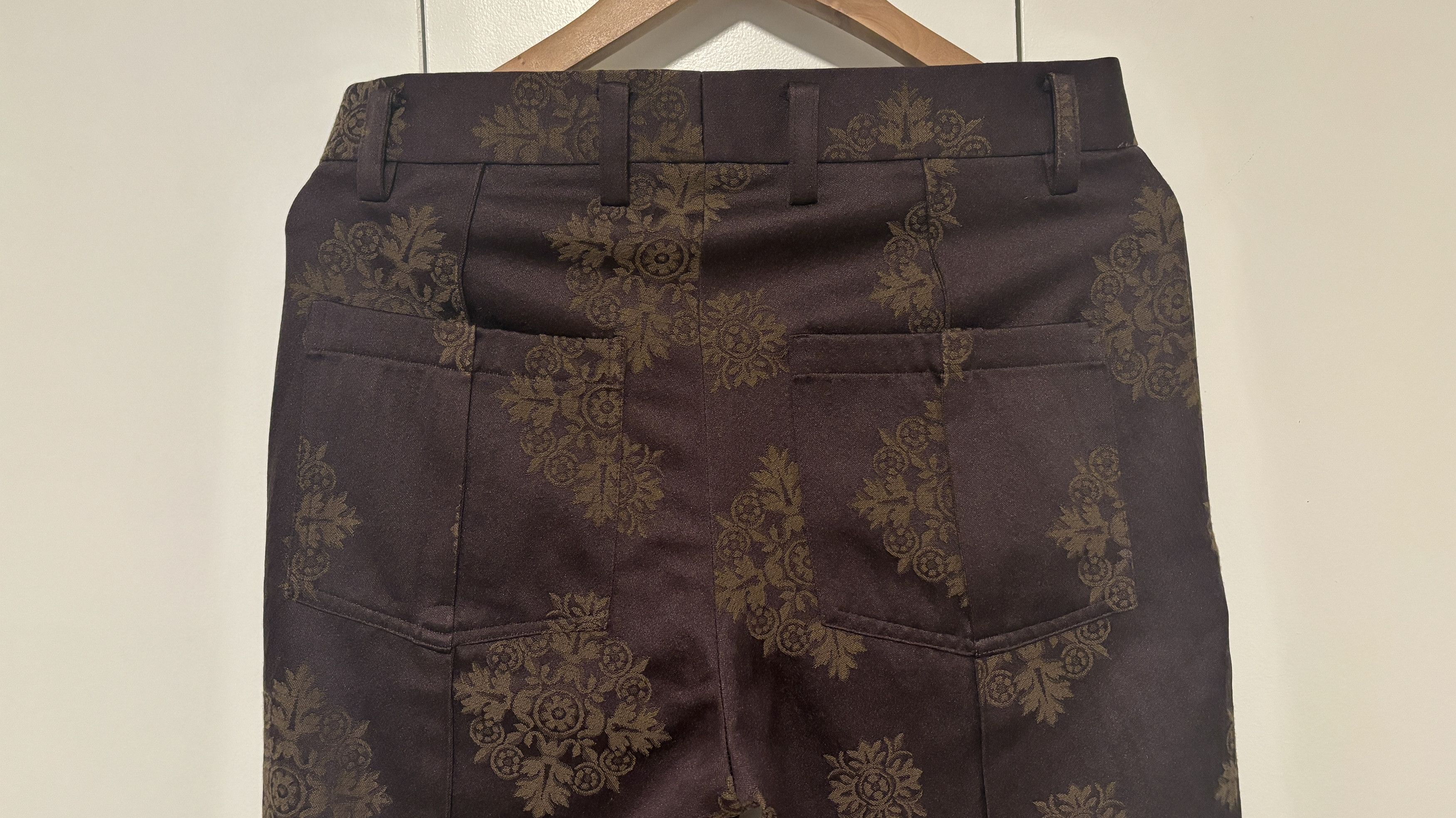 Goodfight $770 BNWT Jacquard Print Tailored Cropped Trousers/ Pants Size US 30 / EU 46 - 8 Thumbnail