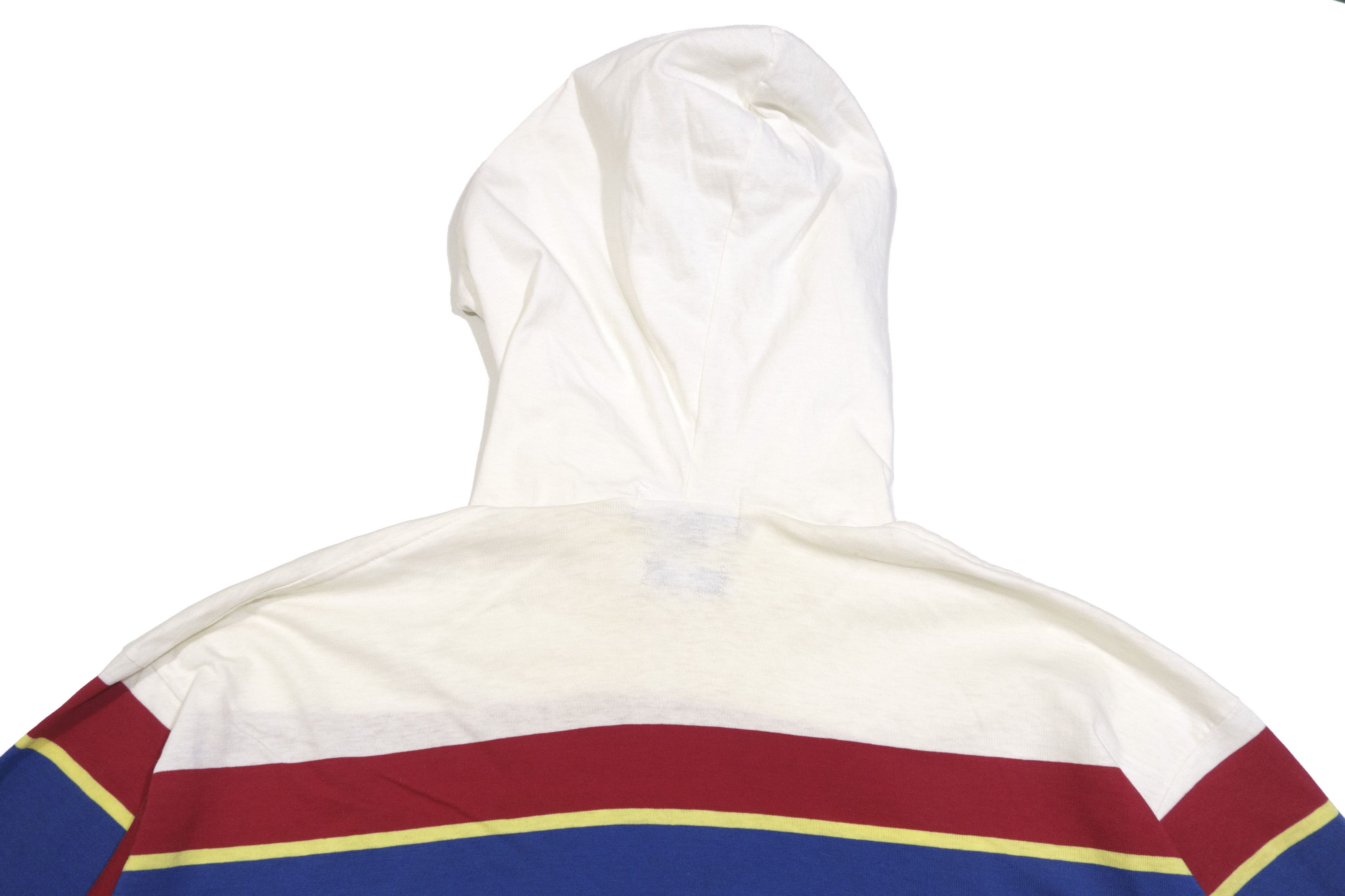 Polo Ralph Lauren 90S Striped Longsleeve Light Hoodie Made in USA Size US M / EU 48-50 / 2 - 5 Thumbnail