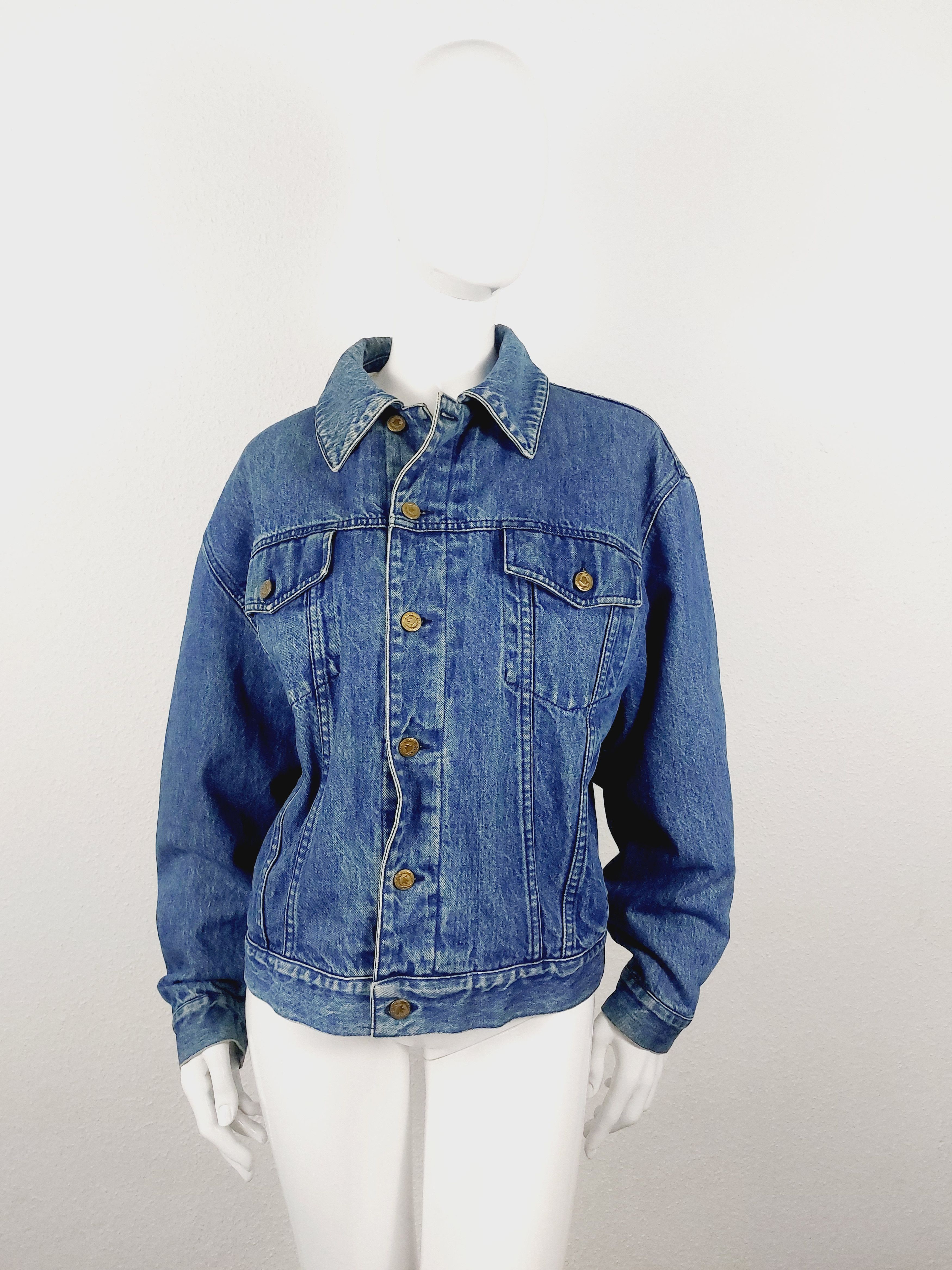 Moschino Moschino Jeans Handle With Care Denim Liner Jacket Size US M / EU 48-50 / 2 - 15 Thumbnail