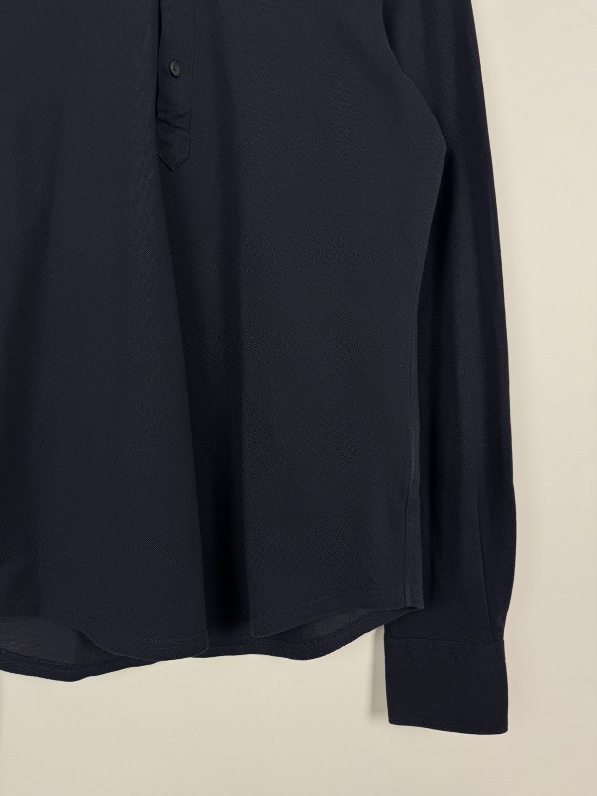 Suitsupply Suitsupply Pure Cotton Collar Long Sleeve Polo Size US M / EU 48-50 / 2 - 6 Thumbnail