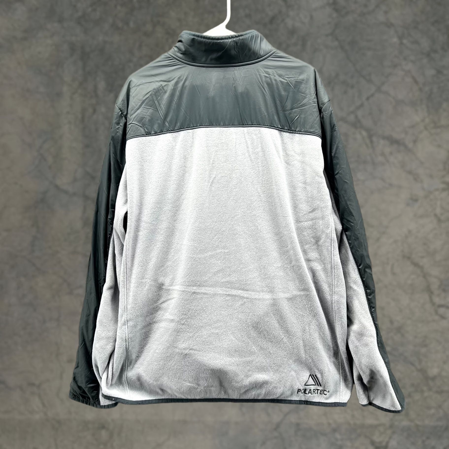 Under Armour VINTAGE Under Armour Sweater Men 2XL Gray Green 1/2 Zip Fleece Pullover Jacket Size US XXL / EU 58 / 5 - 1 Thumbnail