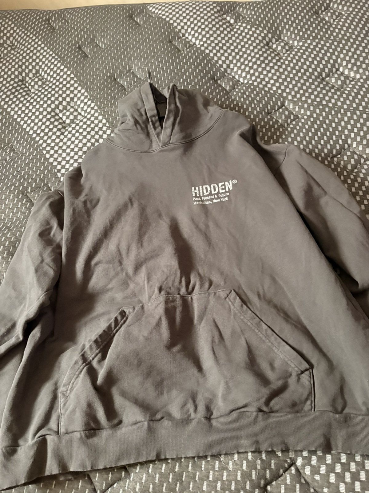 HIDDEN HIDDEN NY Dark Grey Paisley Hoodie Size US XXL / EU 58 / 5 - 1 Thumbnail