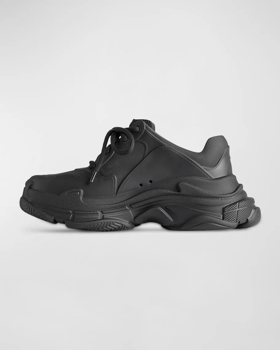 Balenciaga o1s1wg110724 Triple S Mold Sneaker in Black Size US 10 / EU 43 - 2 Thumbnail