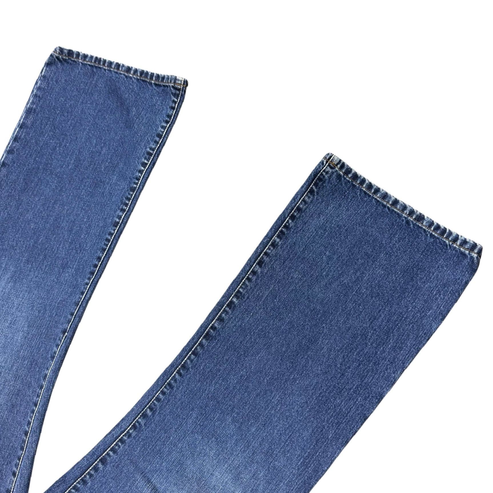 Ralph Lauren VINTAGE Lauren Ralph Lauren Jeans Women's 14 Denim Bootcut 100% Cotton Midrise Blue 5-Pocket Mens Womens Bells Size 36" / US 14 / IT 50 - 3 Thumbnail