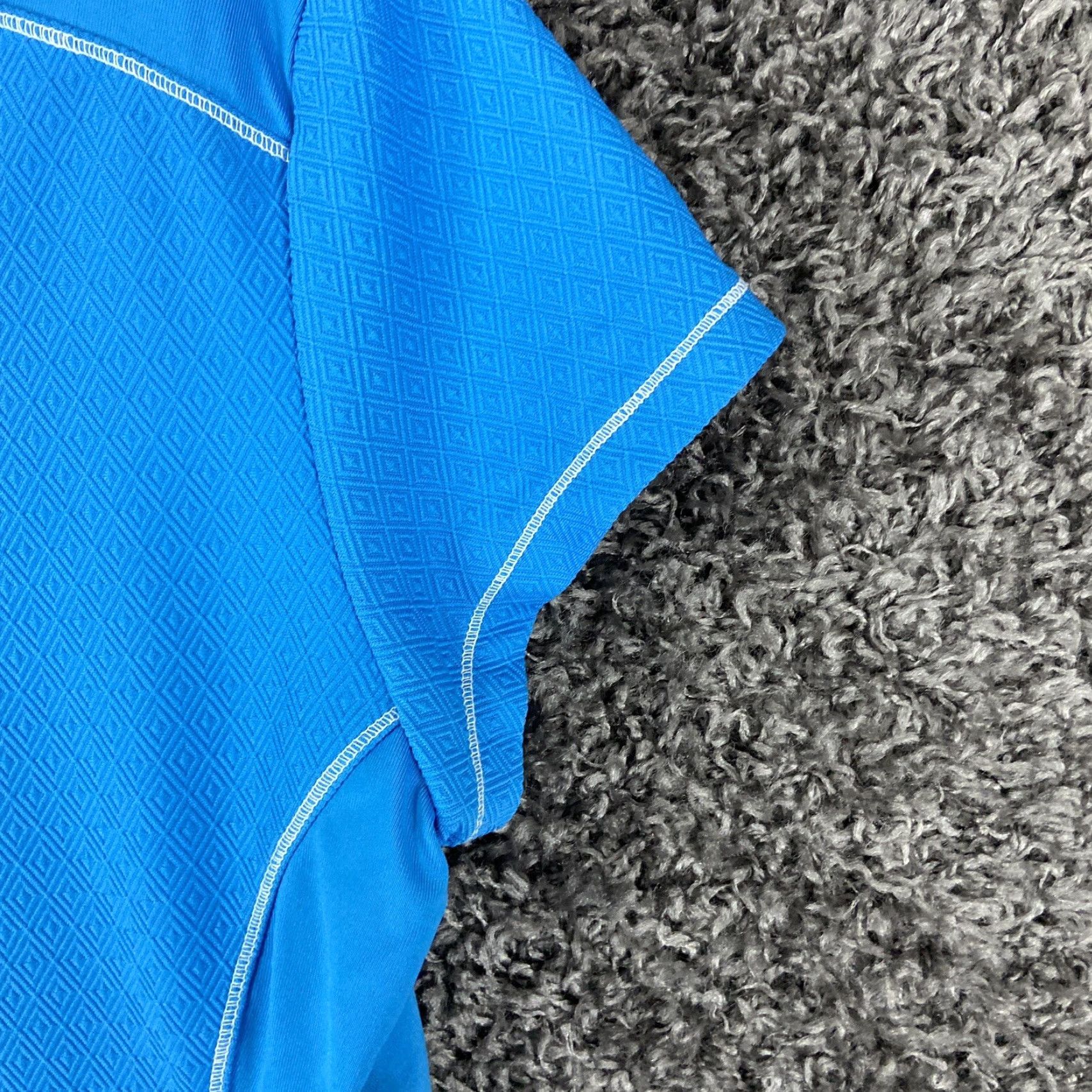 PEARL iZUMi Pearl Izumi Shirt Women M Blue Short Sleeve Activewear 90s? Size M / US 6-8 / IT 42-44 - 3 Thumbnail