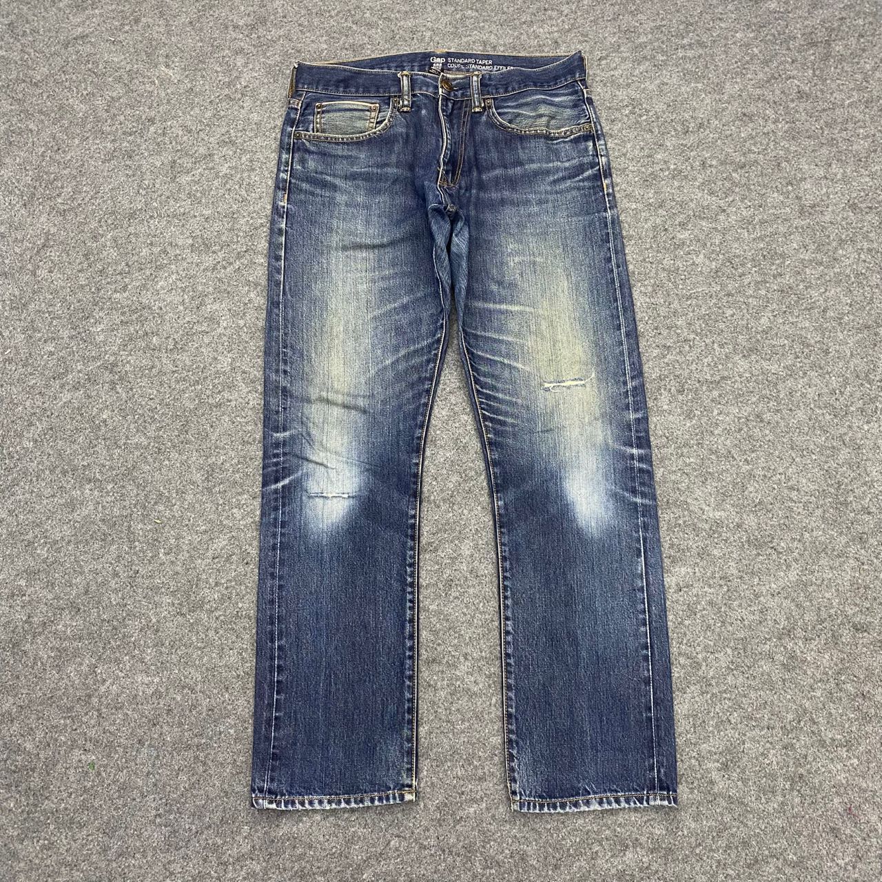 Gap 💥Best Offer💥Vintage Gap Selvegde Redline Distressed Denim Size US 34 / EU 50 - 1 Thumbnail