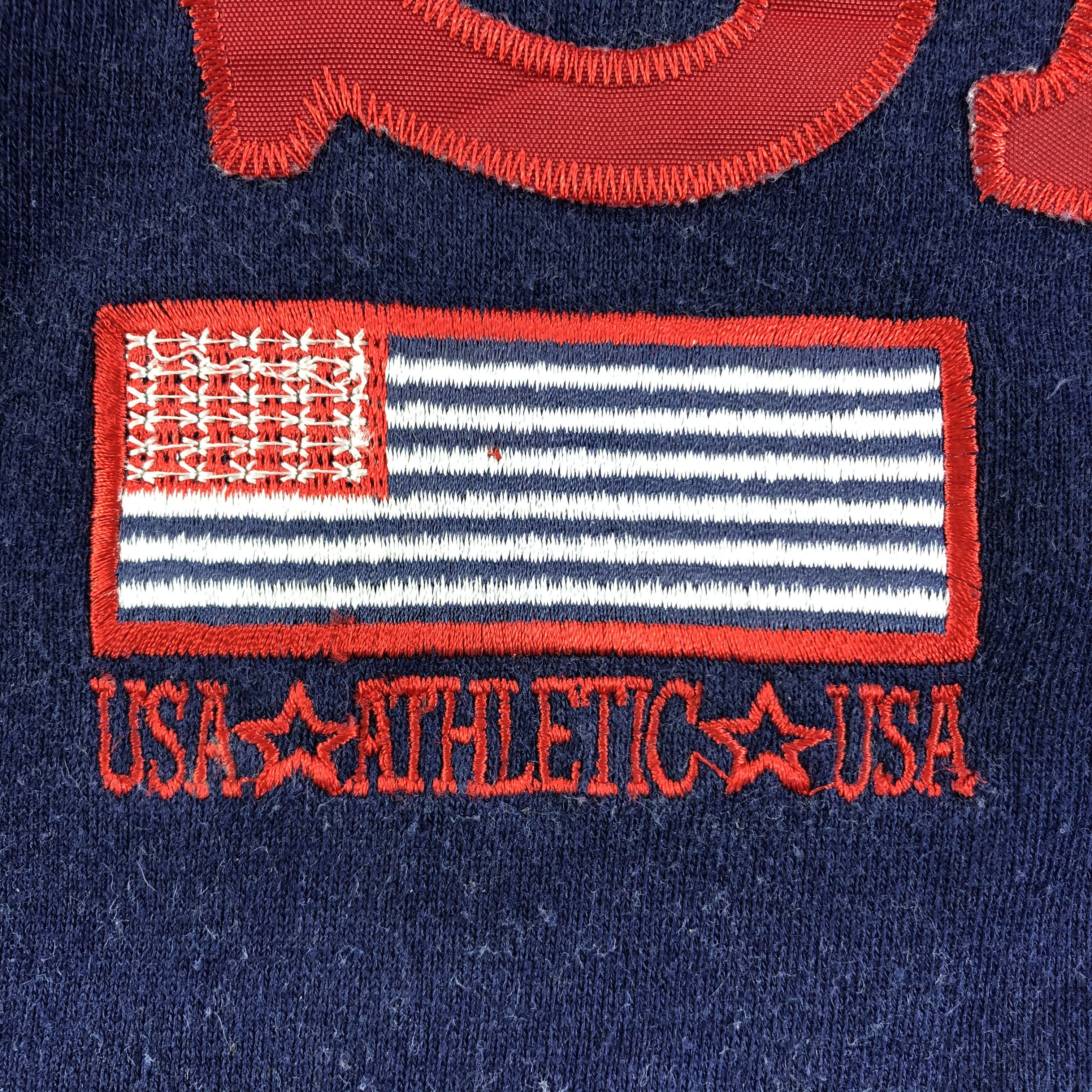 Vintage Vintage USA Athletic Hoodie Sweatshirt F299 Size US L / EU 52-54 / 3 - 5 Thumbnail