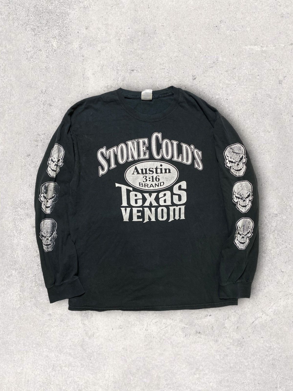 WWE Stone colds Texas venom 101 proofs black longsleeve wwe Size US L / EU 52-54 / 3 - 2 Thumbnail