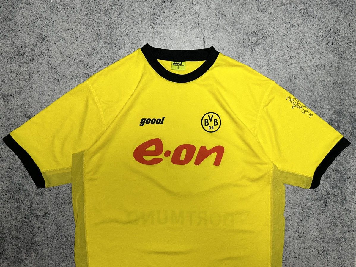 Vintage Vintage Borussia Dortmund BVB Goool #6 Flavio Jersey 2002/03 Size US XL / EU 56 / 4 - 2 Thumbnail