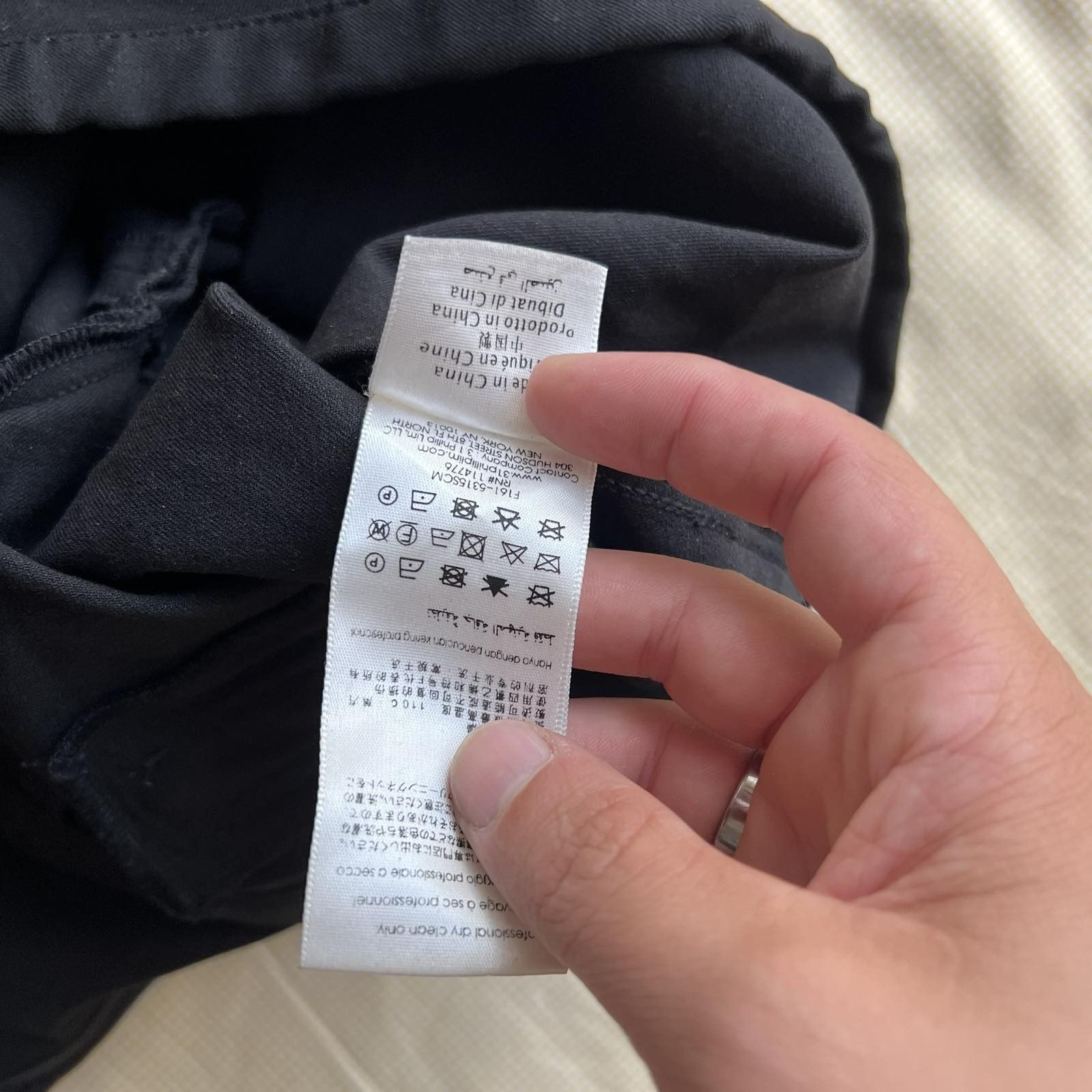 Philipp Plein Phillip Plein Biker Straight Cut Black Denim Size 4 Size 25" / US 0 / IT 36 - 5 Thumbnail