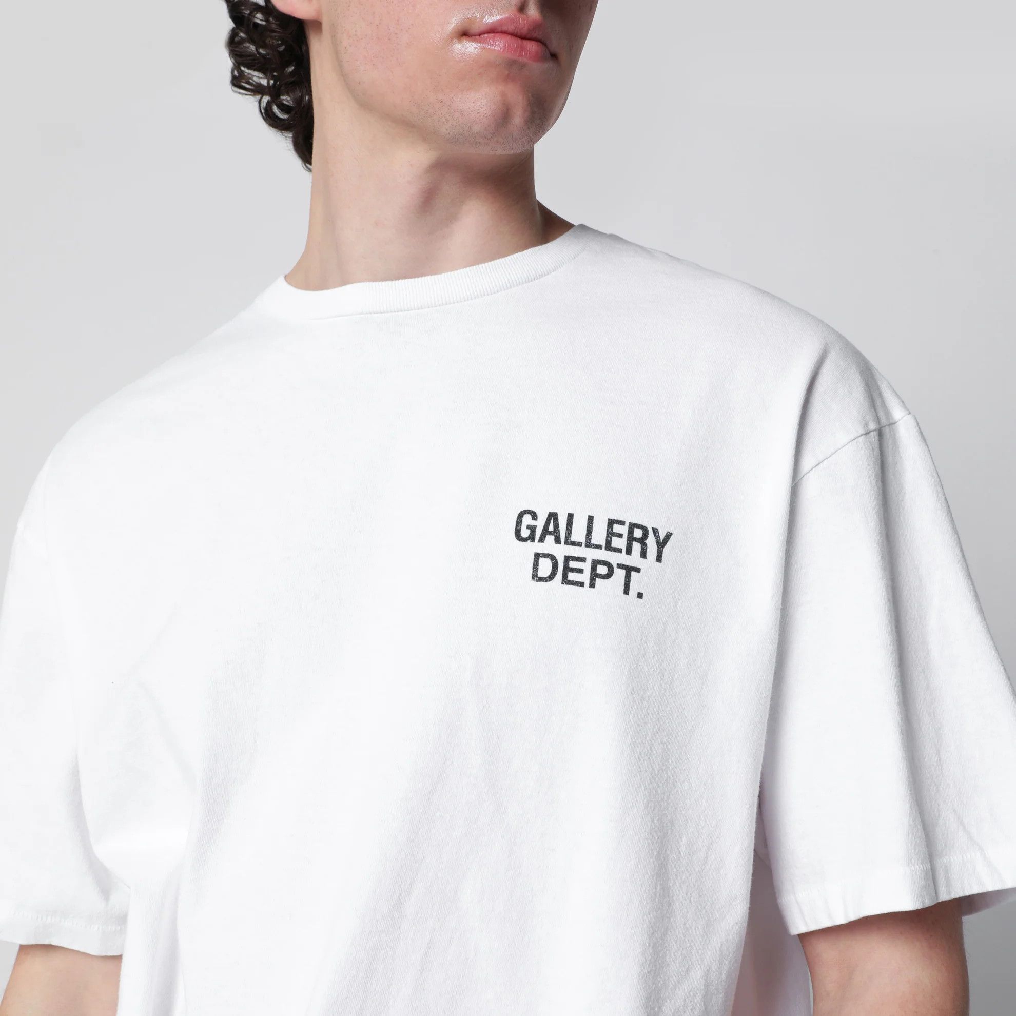 Gallery Dept. o1d2blof0426 Logo Print Short Sleeve T-Shirt in White Size US L / EU 52-54 / 3 - 4 Thumbnail