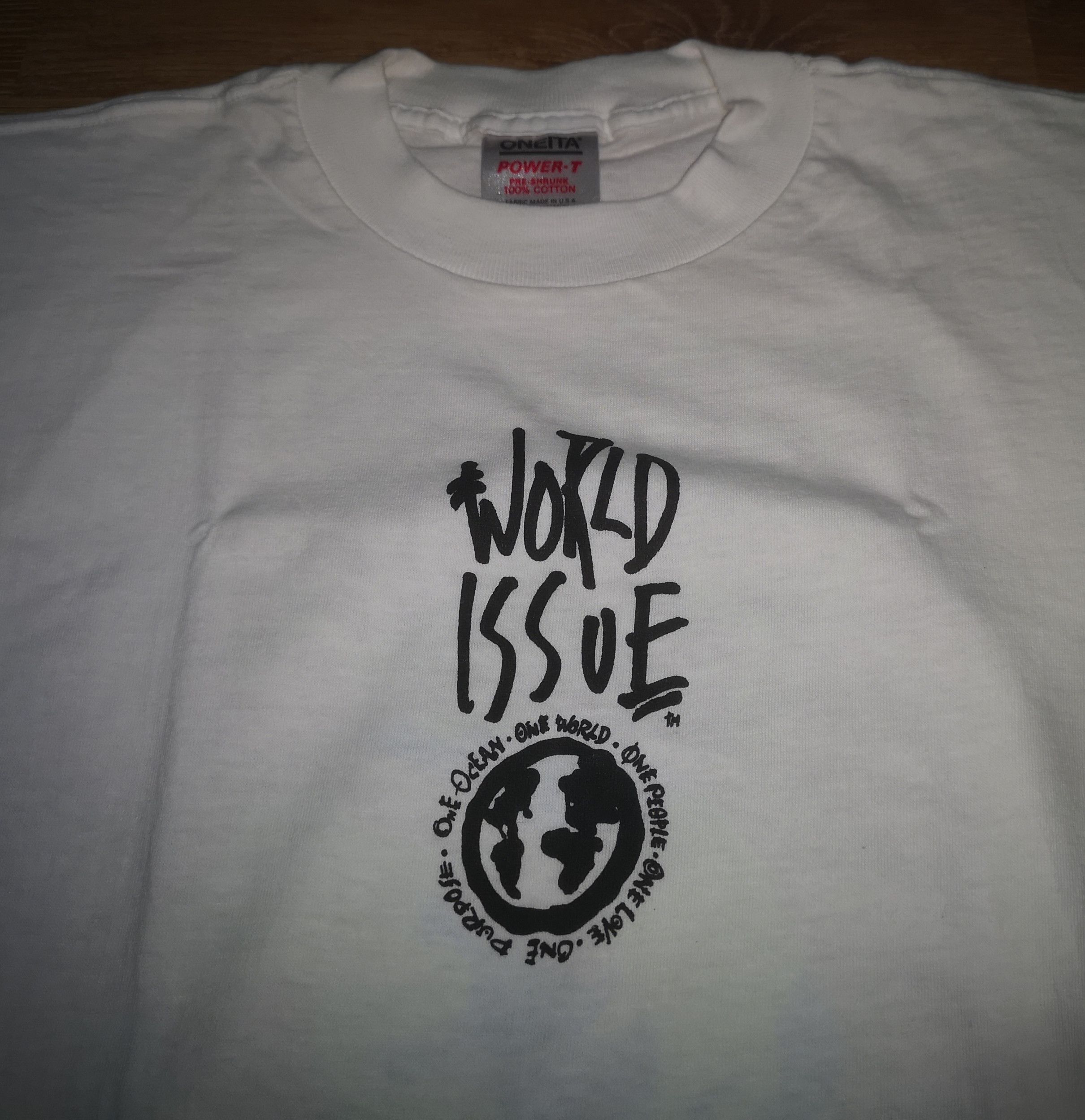 Keith Haring × Vintage Deadstock True Vintage OG 90s World Issue Shirt Keith Haring Size US M / EU 48-50 / 2 - 5 Thumbnail