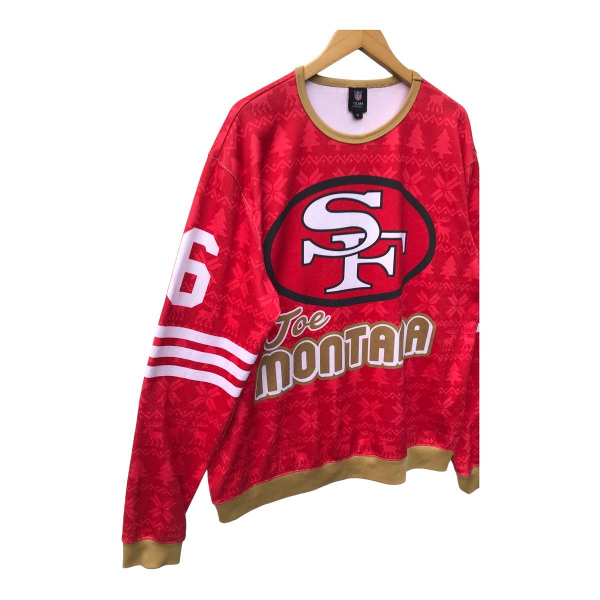 NFL San Francisco 49ers Joe Montana NFL Polyester Sweatshirt Size US XL / EU 56 / 4 - 3 Thumbnail
