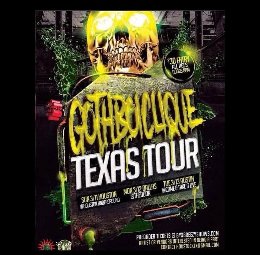GOTHBOICLIQUE GBC TEXAS 2018 tour tee Size US S / EU 44-46 / 1 - 10 Thumbnail