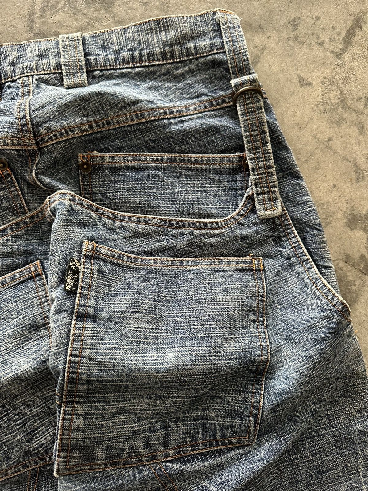 If Six Was Nine × Japanese Brand × Le Grande Bleu (L.G.B.) Rethirst Baggy Jeans With 6 Pockets Size US 29 - 7 Thumbnail