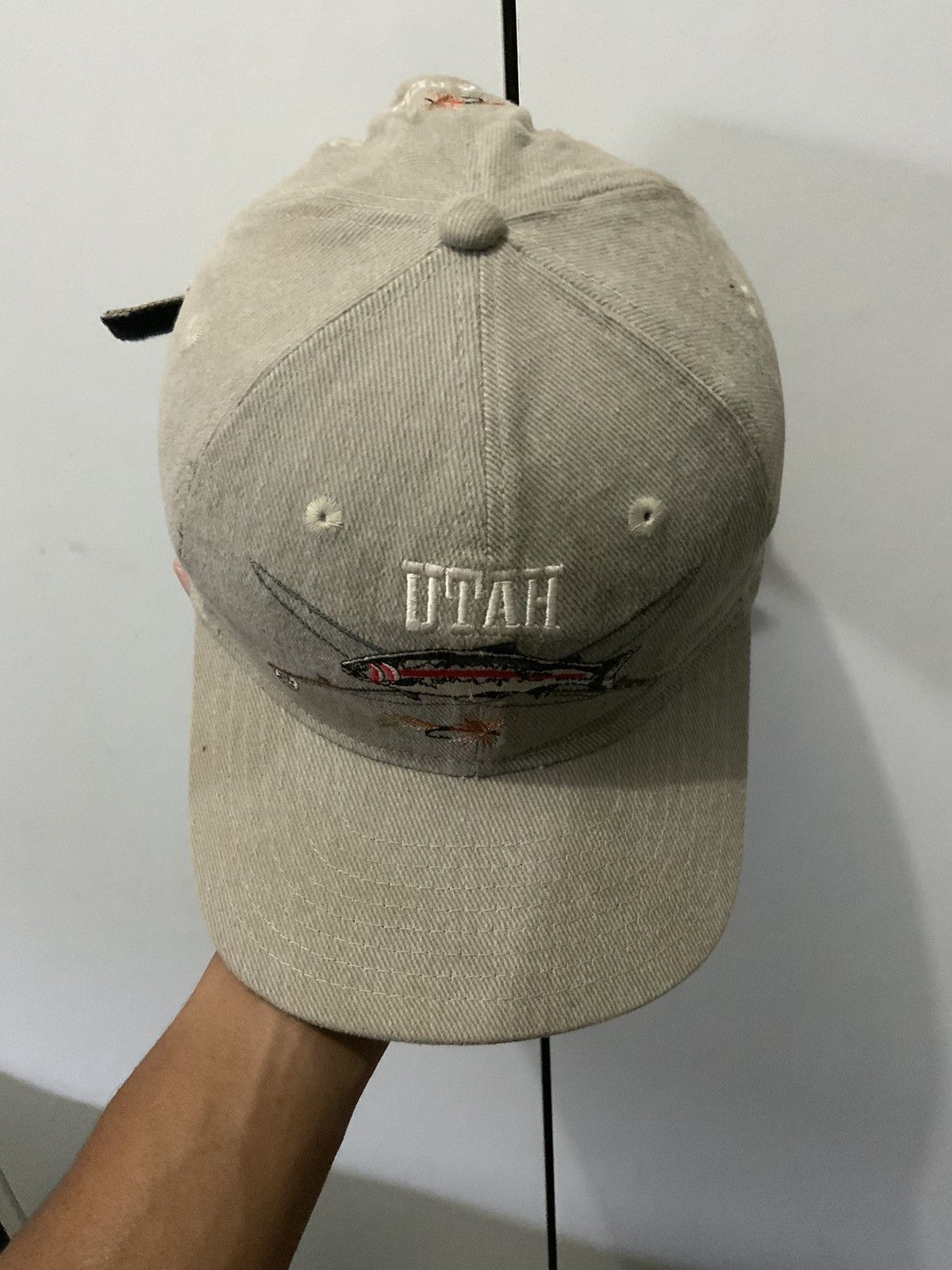 Vintage Utah Fishing Casting Hat Size ONE SIZE - 6 Thumbnail