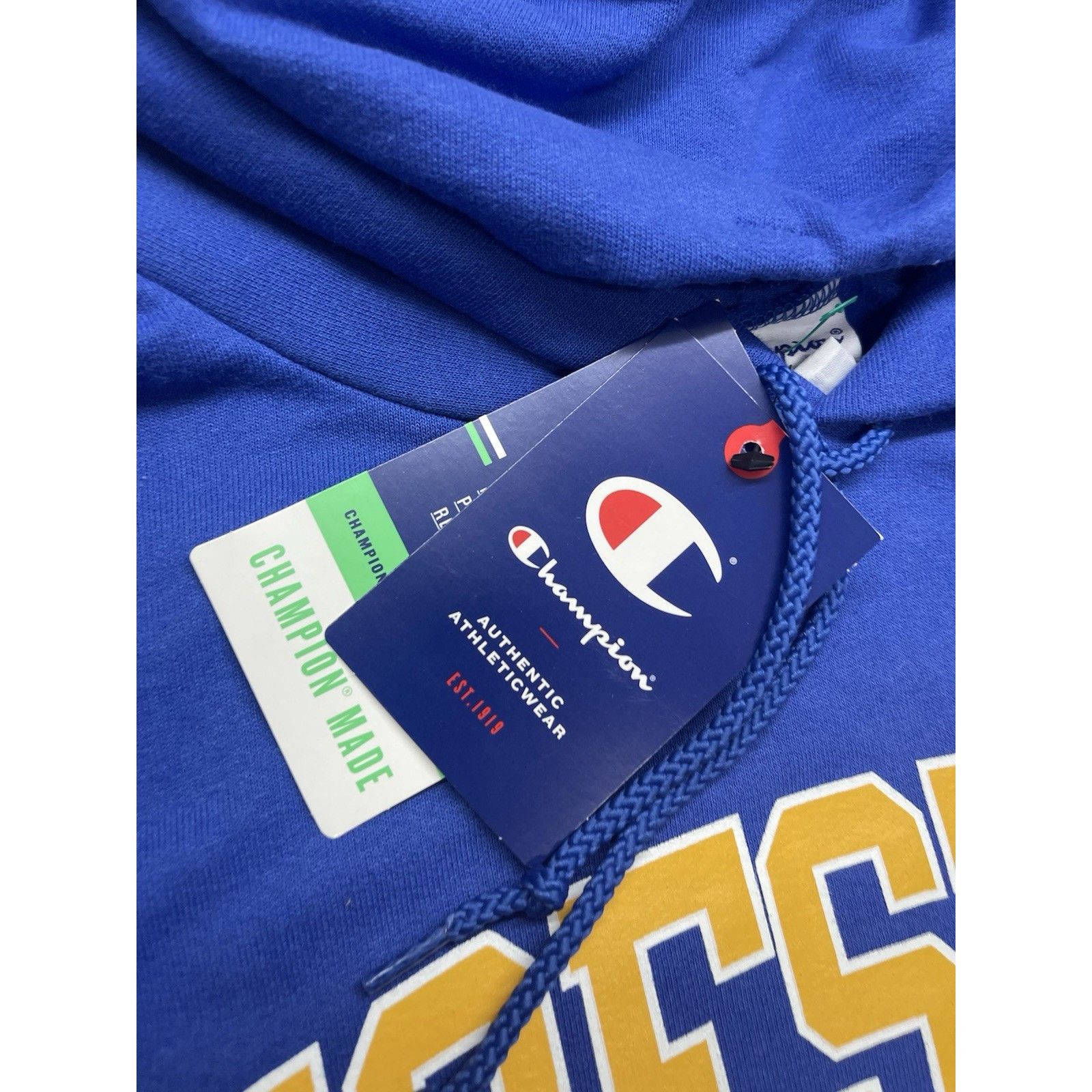 Champion VTG NWT Champion Hofstra University Hoodie XL Blue Pullover Size US XL / EU 56 / 4 - 4 Thumbnail