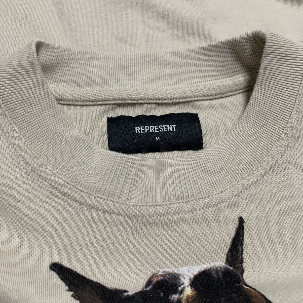 Represent Clo. Represent Medium Thoroughbred Dog Vintage White Tee Size US M / EU 48-50 / 2 - 4 Thumbnail