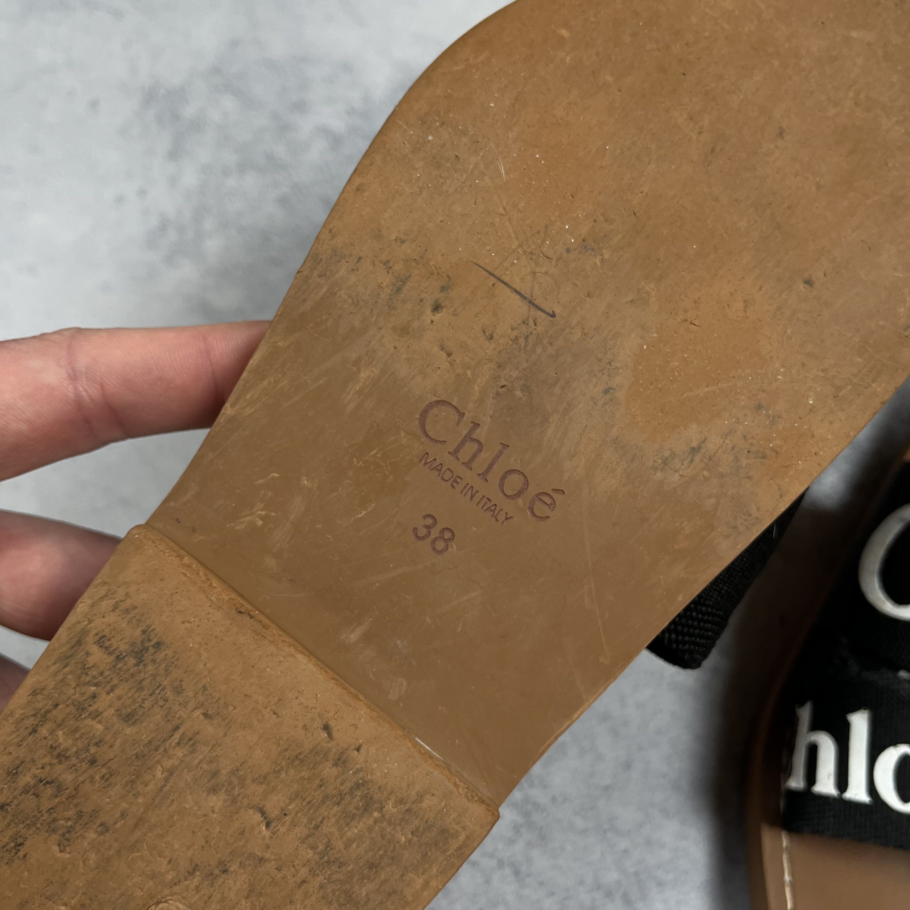 Chloe Ladies Chloe Woody Slide Flat Size 38 Size US 7.5 / IT 37.5 - 15 Thumbnail