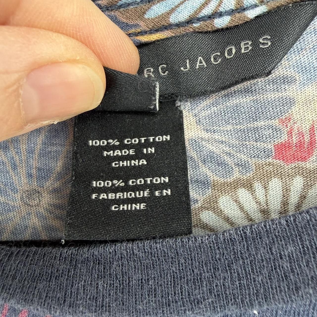 Marc by Marc Jacobs Marc by Marc Jacobs Men's S Floral Print T-Shirt Dark Navy Size US S / EU 44-46 / 1 - 4 Thumbnail