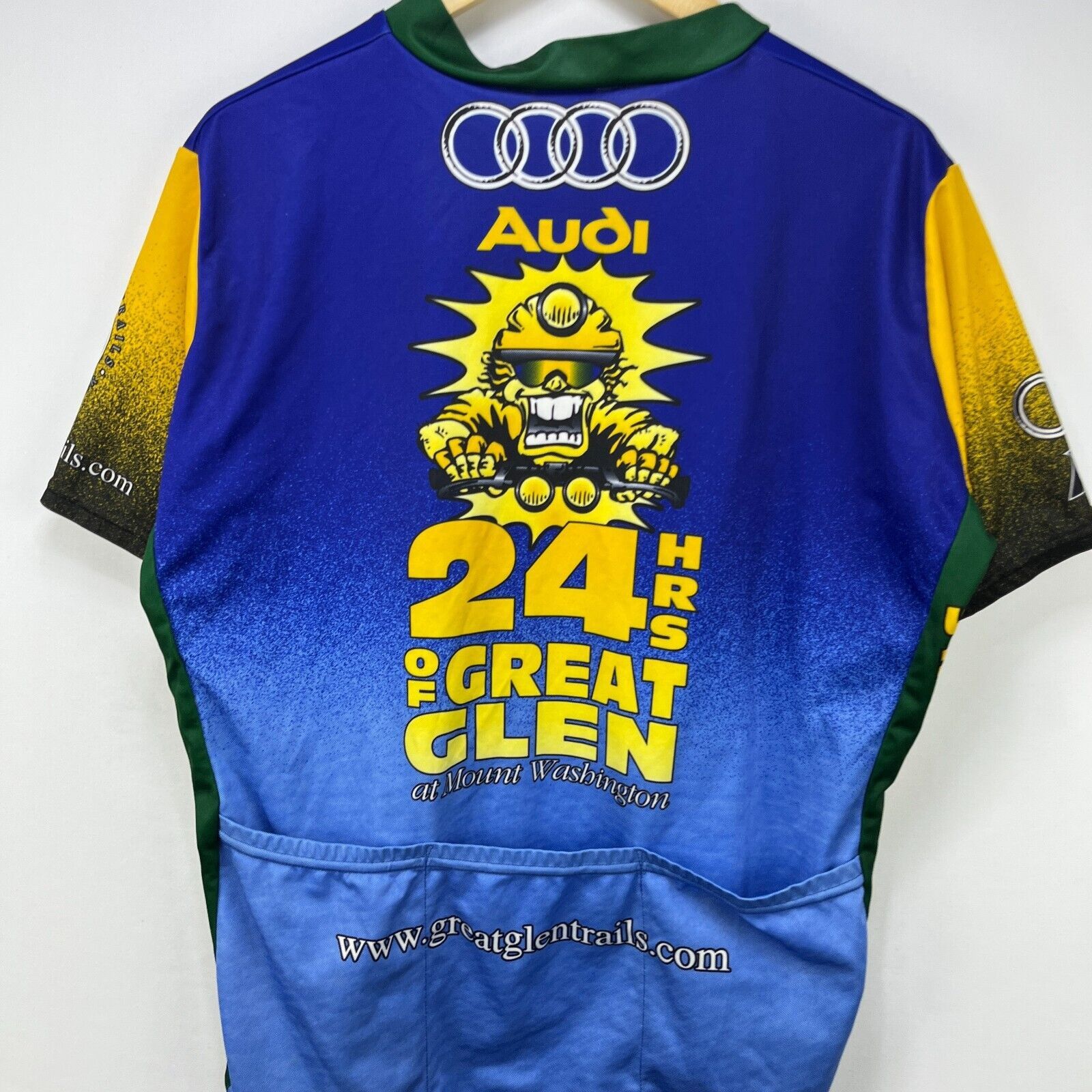 Vintage Vintage Voler Audi Cycling Large Jersey XL Rare Great Glen Size US XL / EU 56 / 4 - 12 Thumbnail
