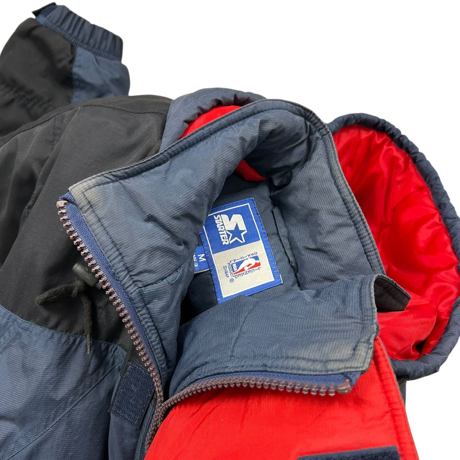 NBA VTG 90s NBA HOUSTON ROCKETS STARTER PUFFER JACKET PULLOVER Size US M / EU 48-50 / 2 - 8 Thumbnail