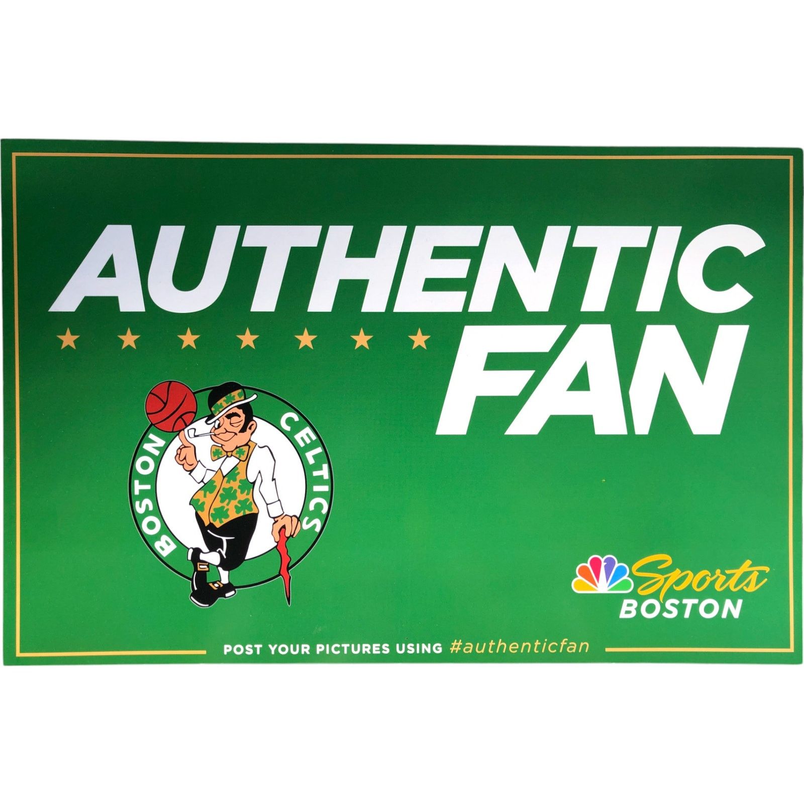 NBA 2018 Boston Celtics Authentic Fan Marcus Smart BBSketch Size ONE SIZE - 2 Thumbnail