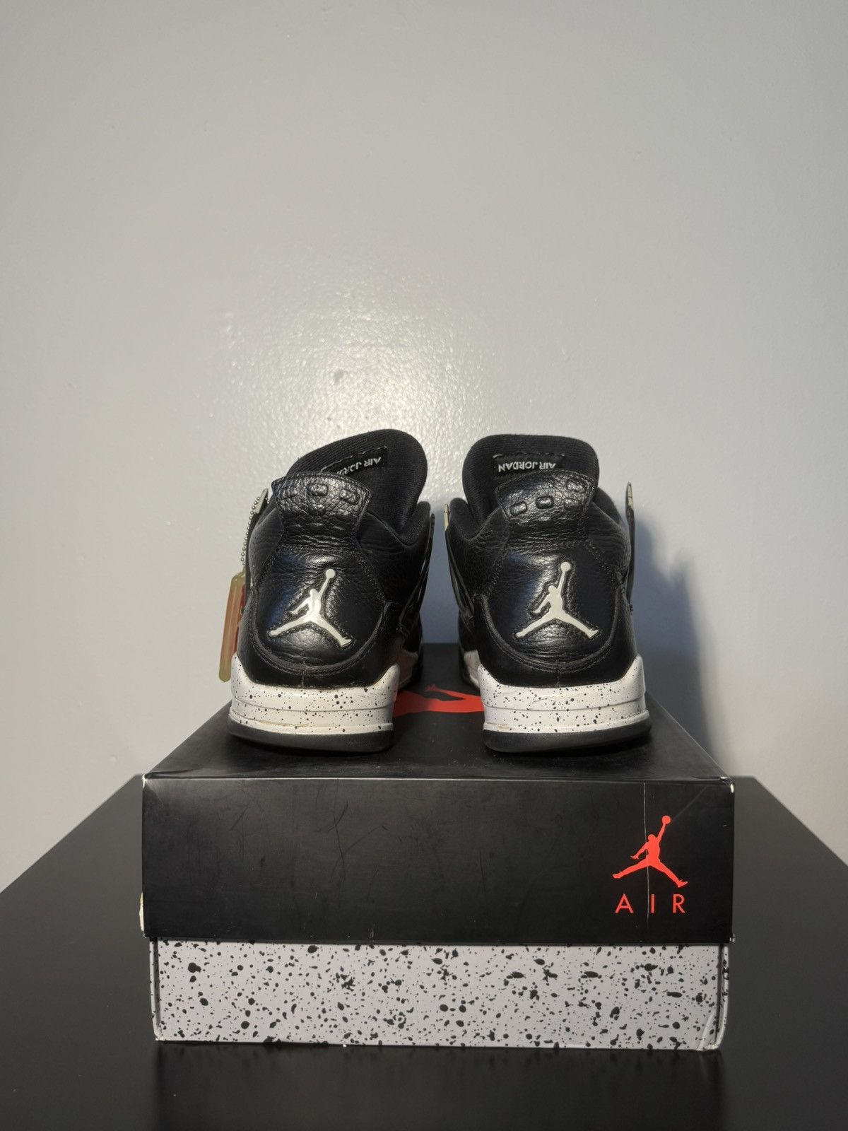 Jordan Brand Air Jordan 4 Retro LS Oreo 11.5 2015 Size US 11.5 / EU 44-45 - 5 Thumbnail