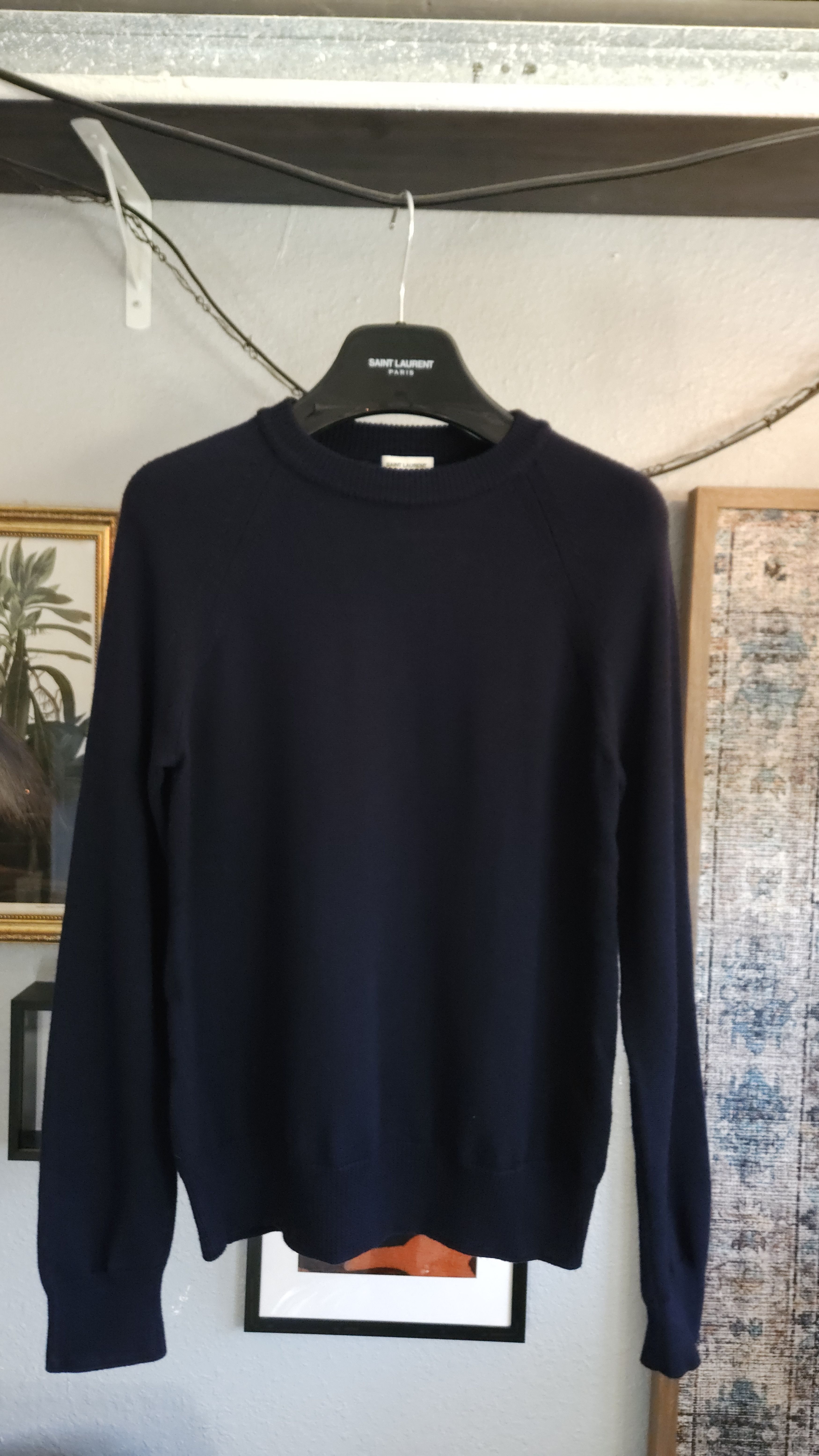 Hedi Slimane × Saint Laurent Paris × Yves Saint Laurent Saint Laurent Pullover Sweater Size US S / EU 44-46 / 1 - 1 Thumbnail