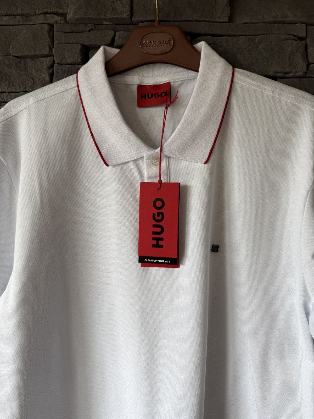 Hugo Boss Hugo boss Men’s White Polo Shirt Size XL New with Tags Size US XL / EU 56 / 4 - 2 Thumbnail