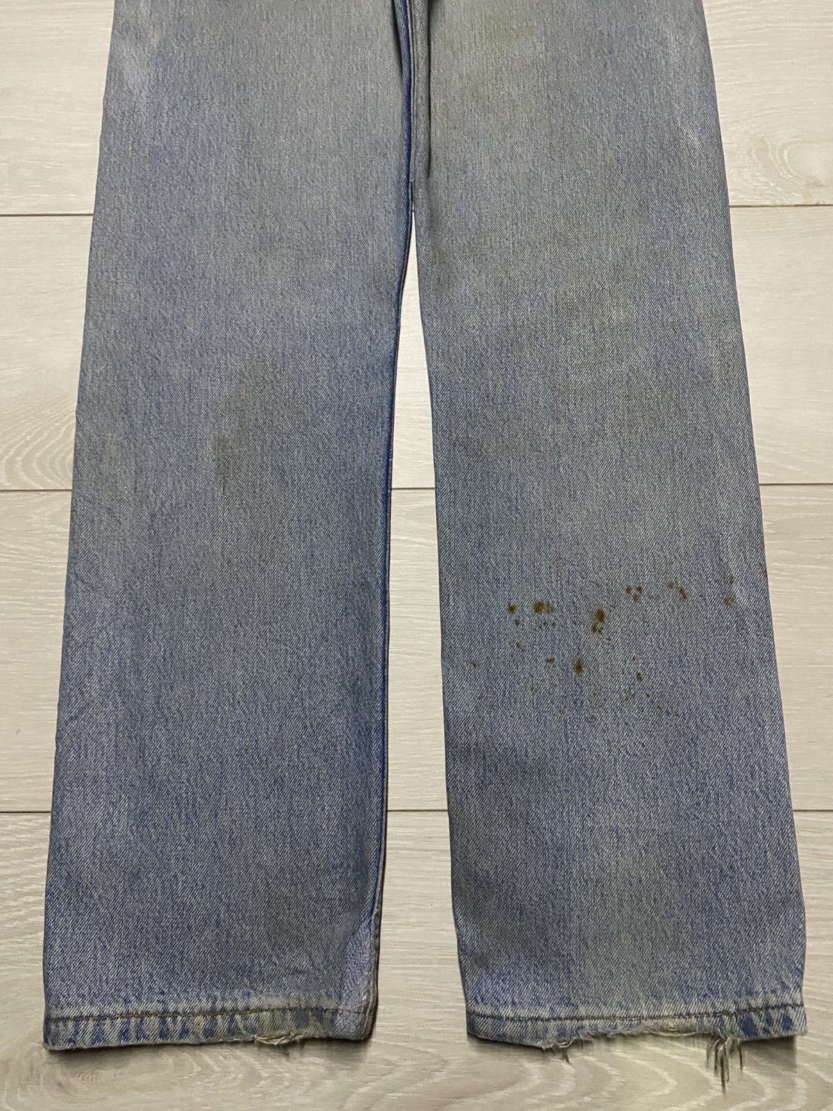 Levi's Vintage Levis 501 Grunge Mud Wash Distressed Jeans Size US 28 / EU 44 - 6 Thumbnail