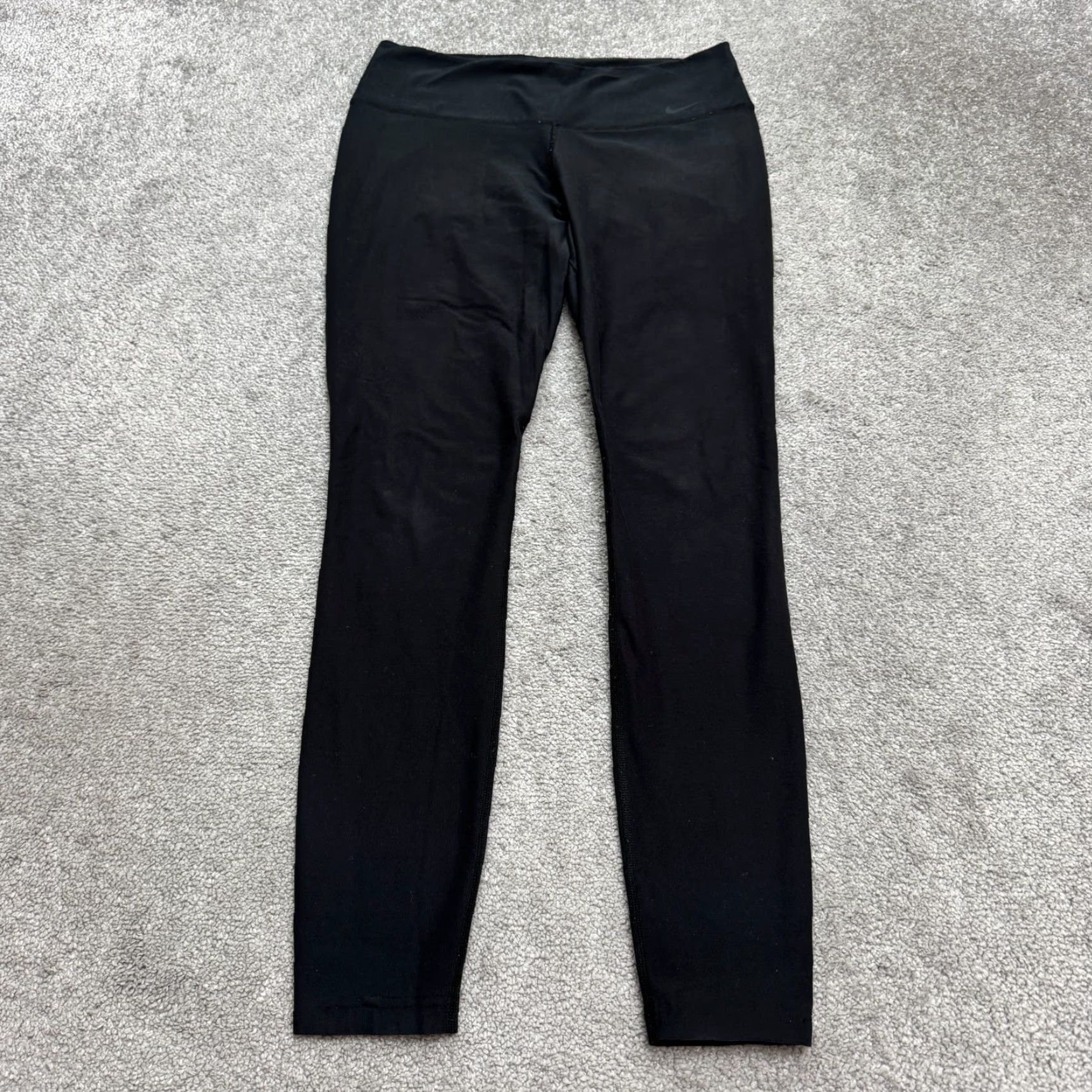 Nike VINTAGE Nike Dri-Fit Legend Compression Leggings Womens Medium Black Activewear Gym Yoga Size 28" / US 6 / IT 42 - 2 Thumbnail