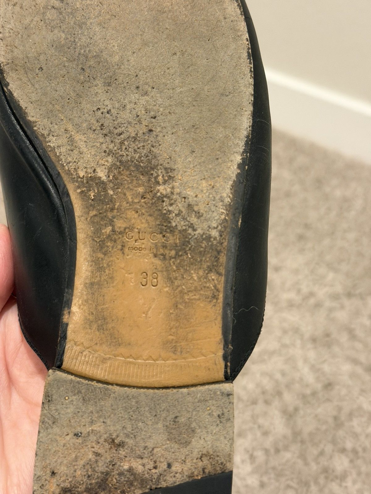 Gucci Gucci Leather Mule Size US 7 / IT 37 - 2 Thumbnail